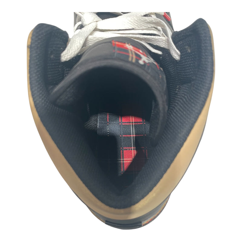 NIKE/Hi-Sneakers/US 12/Leather/MLT/Jordan 1 Mid Tartan Swoosh