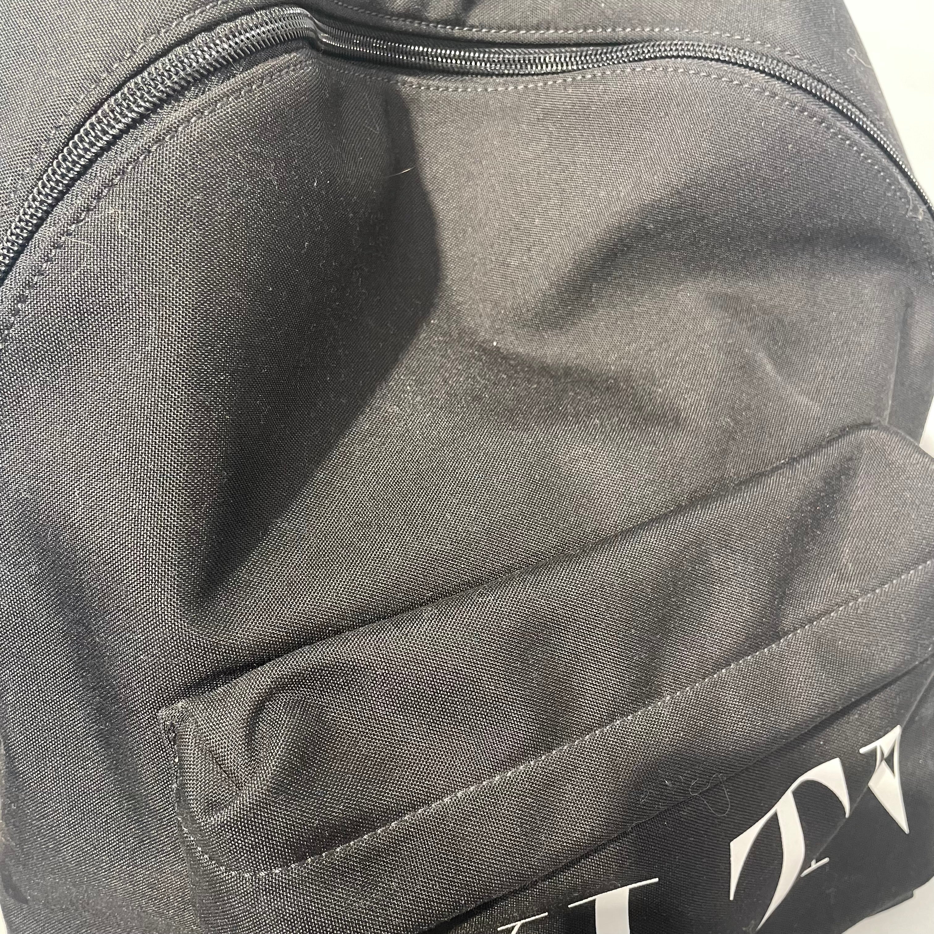 VALENTINO GARAVANI/Backpack/OS/Graphic/Cotton/BLK/VLTN view 7