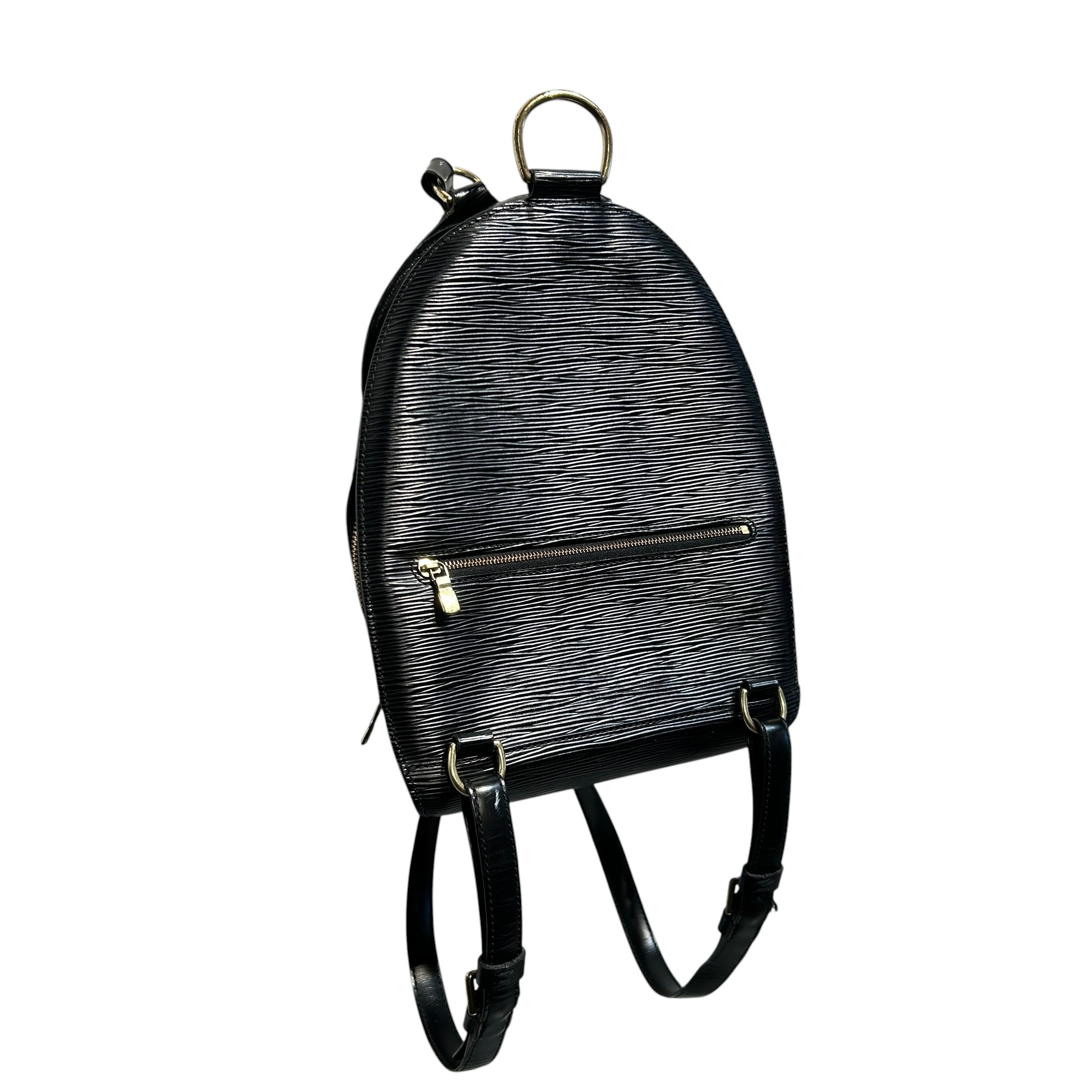 LOUIS VUITTON/Backpack/Leather/BLK/Epi Mabillon view 7