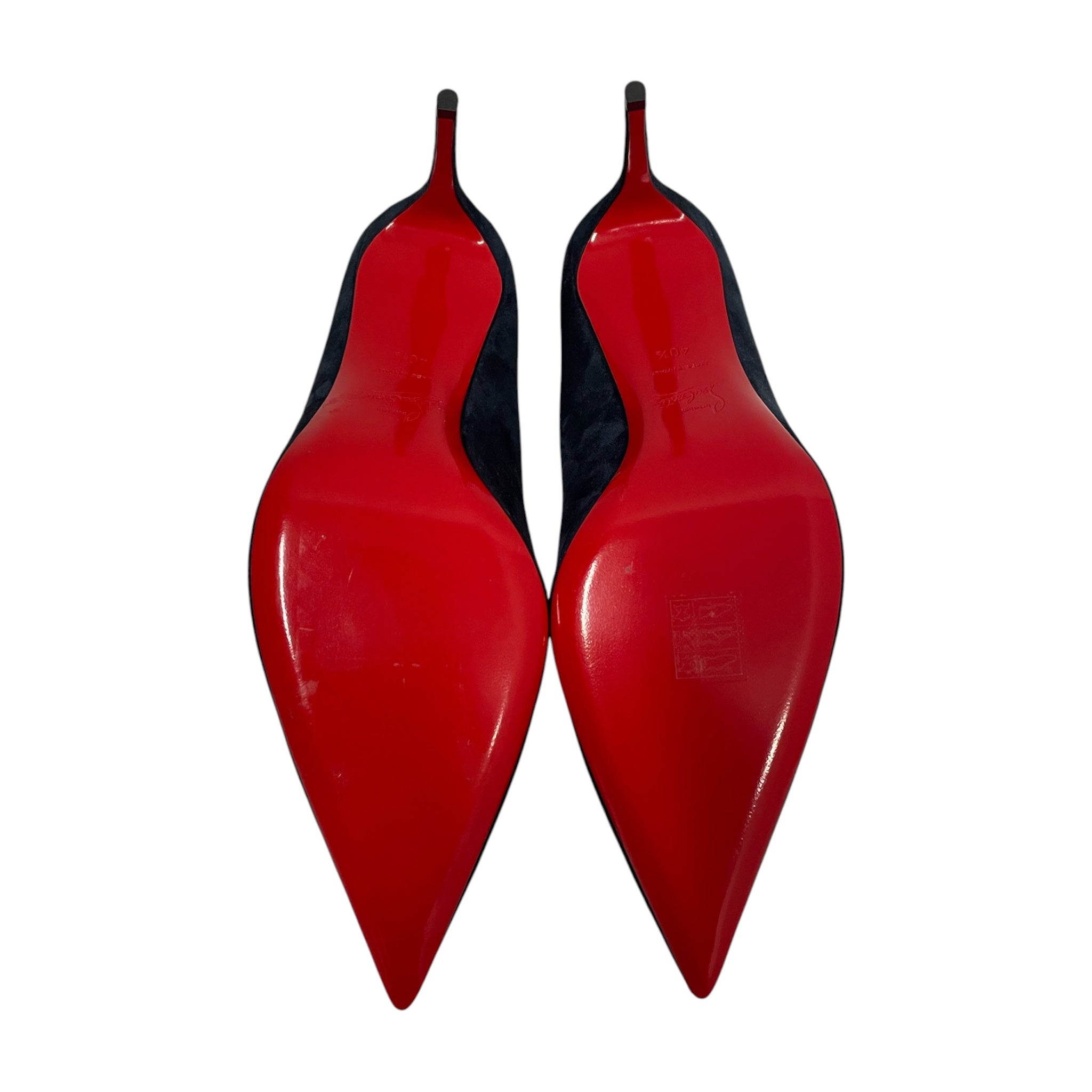 Christian Louboutin/Heels/EU 40.5/Velour/IDG/PUMPS view 4