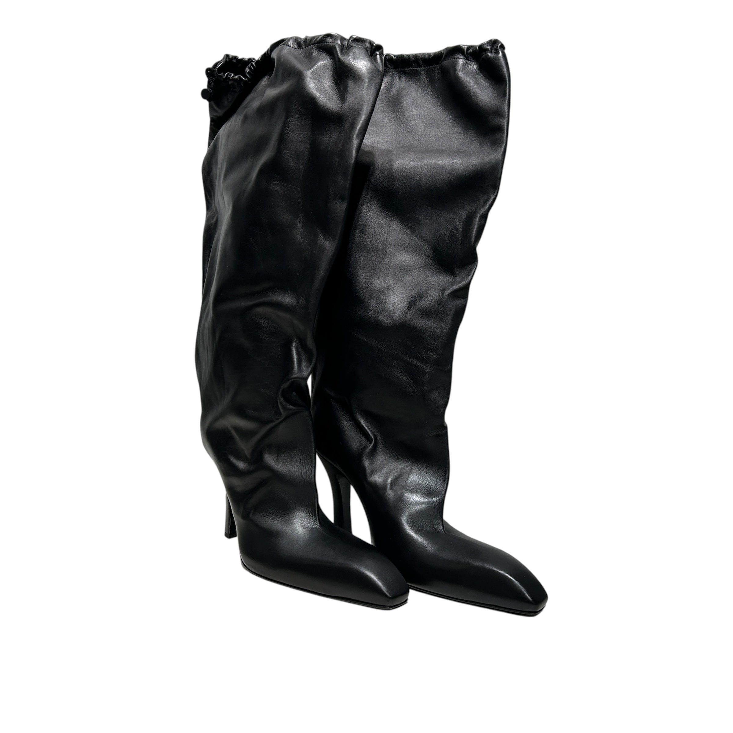 BALENCIAGA/Boots/EU 40/Leather/BLK/ view 1