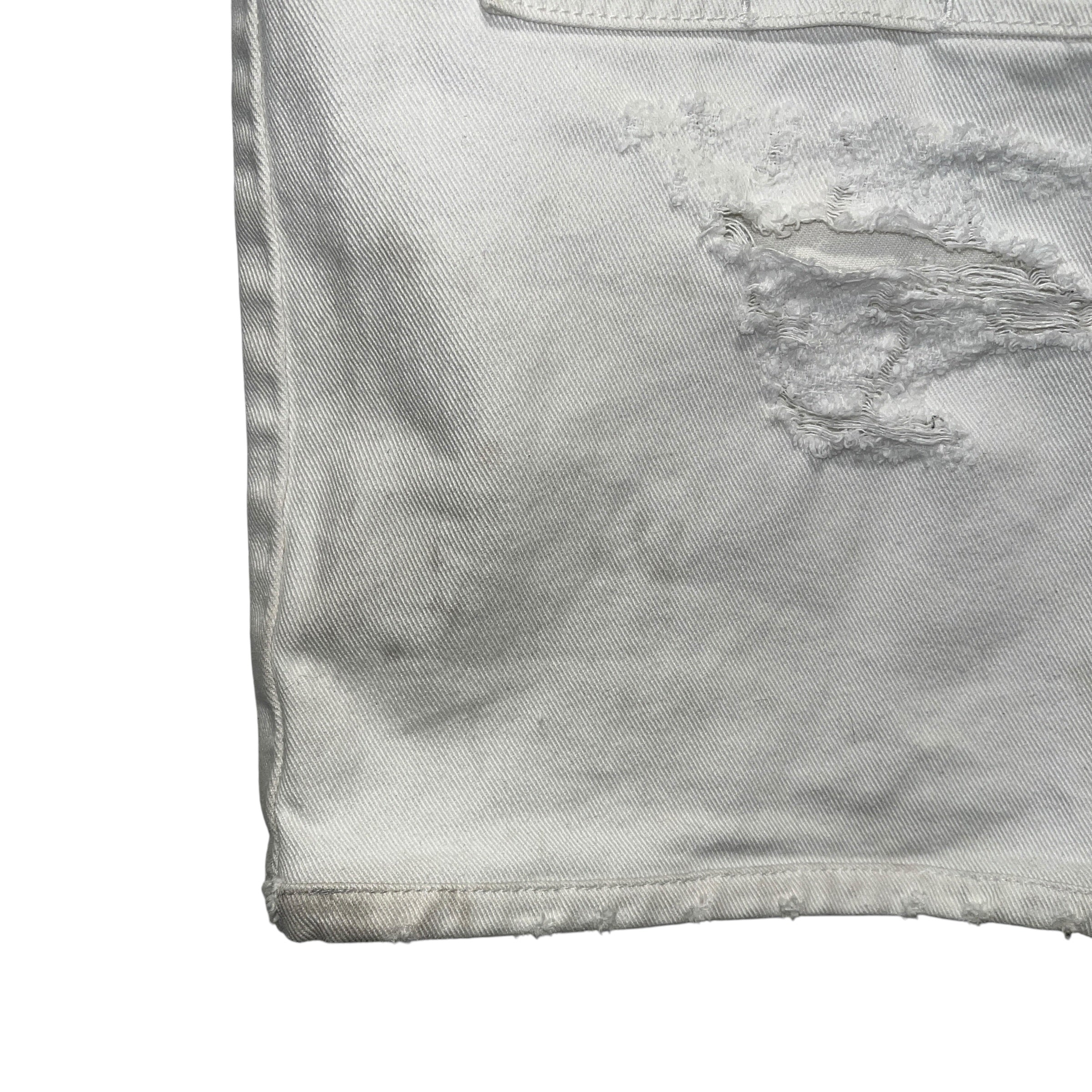 HERON PRESTON/Pants/34/Denim/WHT/Distressed/Distressed Dbl-Knee Carpenter view 12