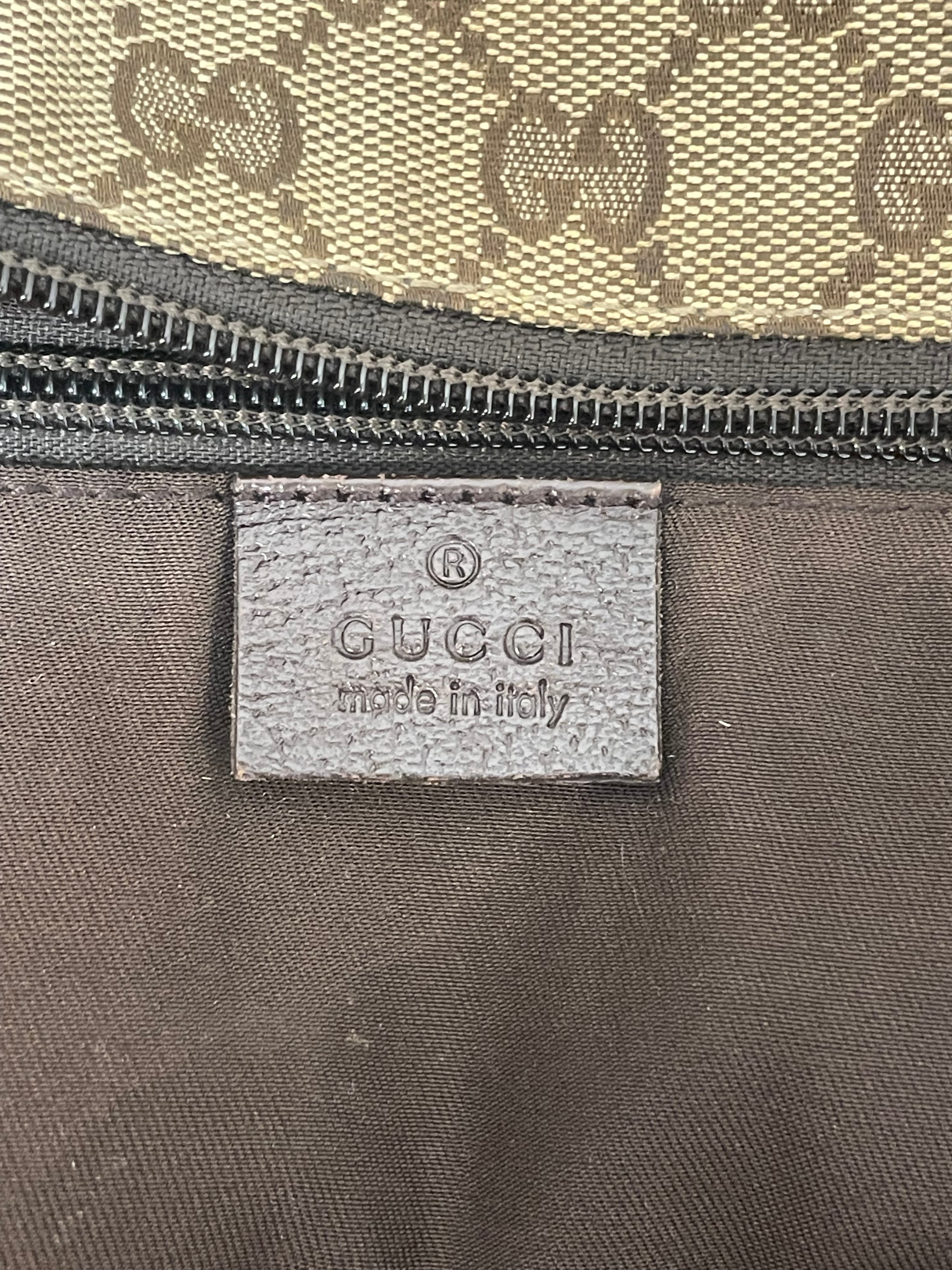 GUCCI/Tote Bag/Monogram/Cotton/BRW/gg canvas tote view 6