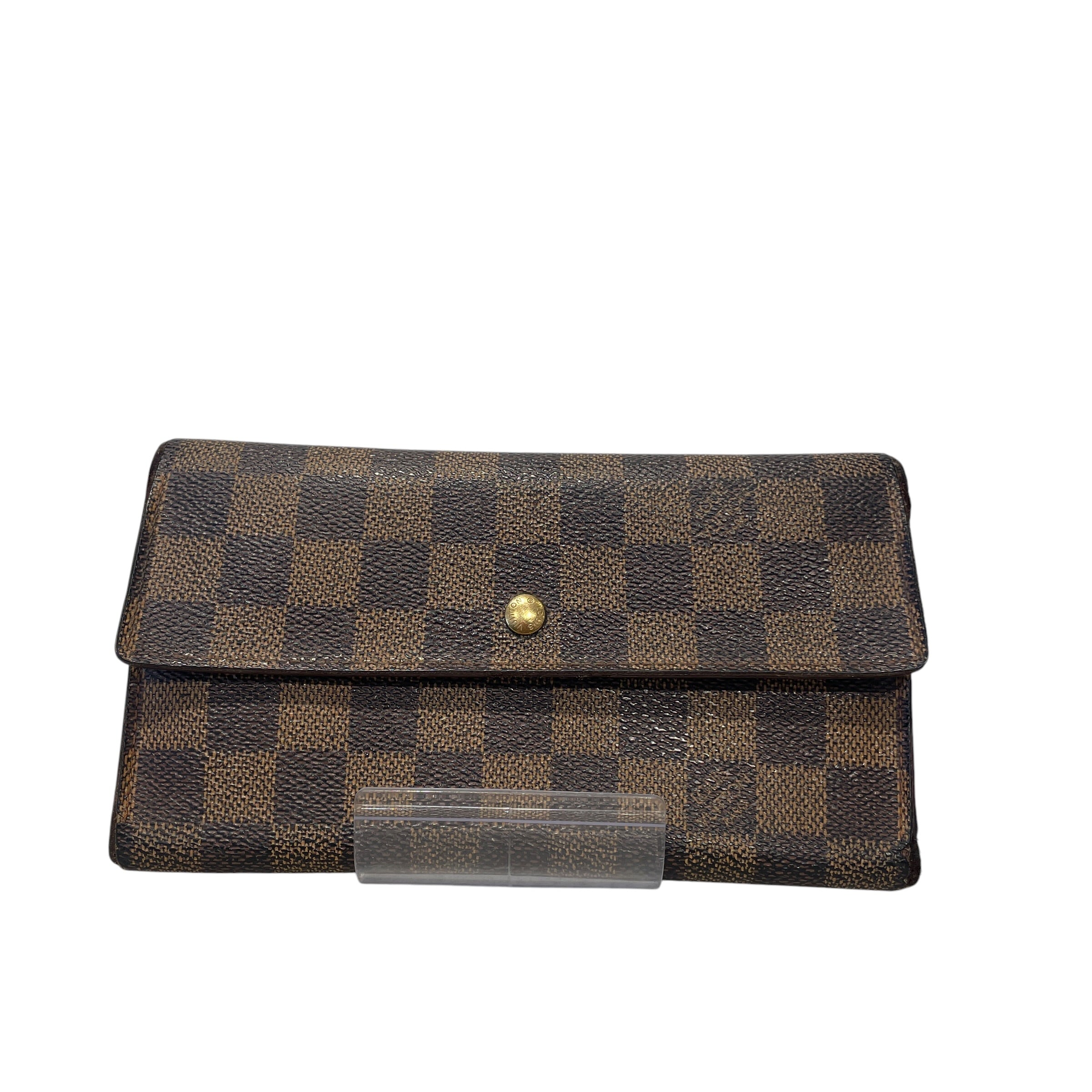LOUIS VUITTON/Long Wallet/Monogram/Leather/BRW/L's/DAMIER EBENE SARAH WALLET view 3