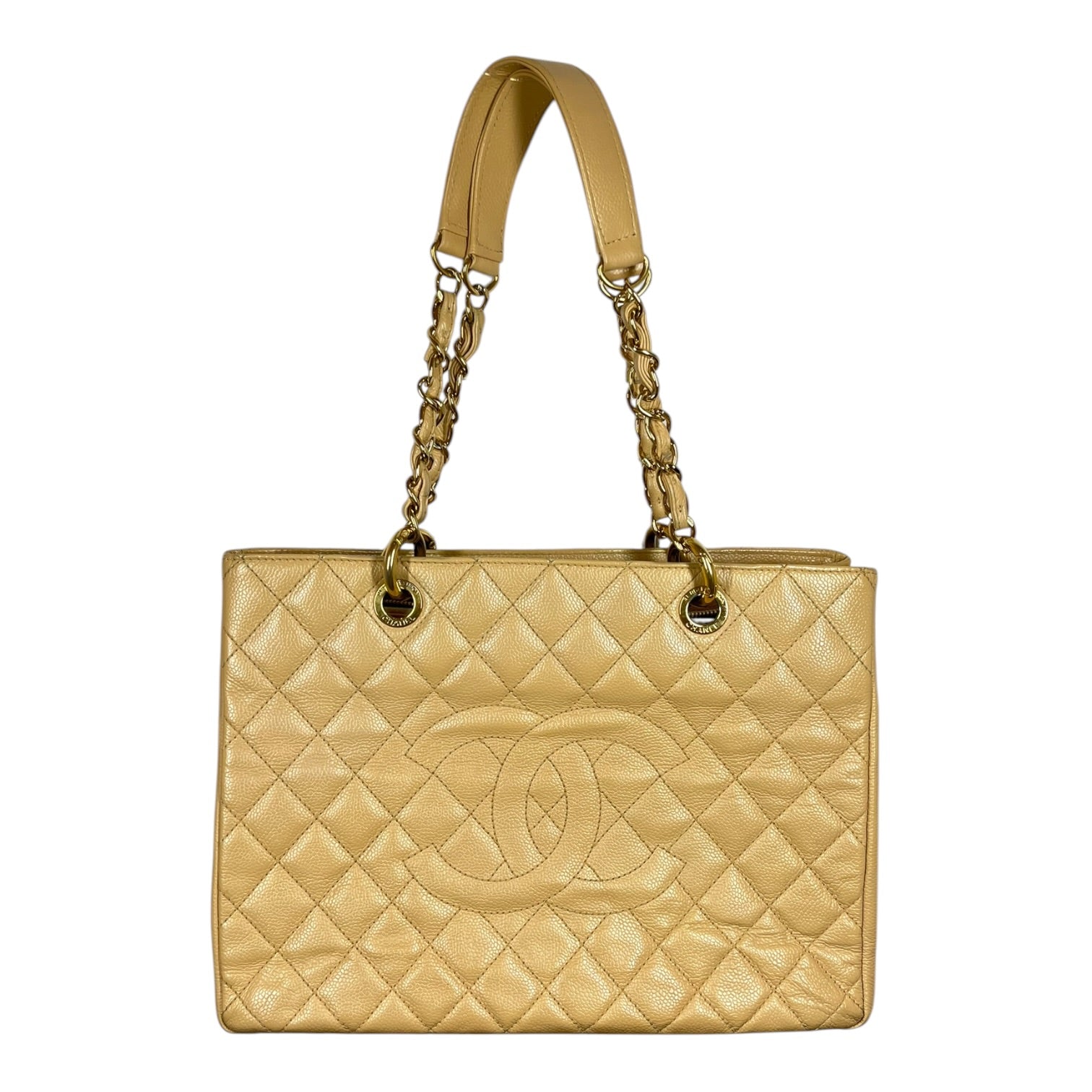 CHANEL/Bag/Leather/CRM/CC GRAND SHOPPING TOTE view 1