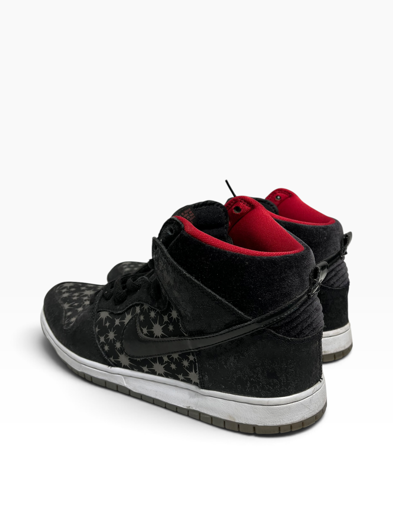 NIKE SB/Hi-Sneakers/US 11/Cotton/BLK/sparkle print on toe view 2