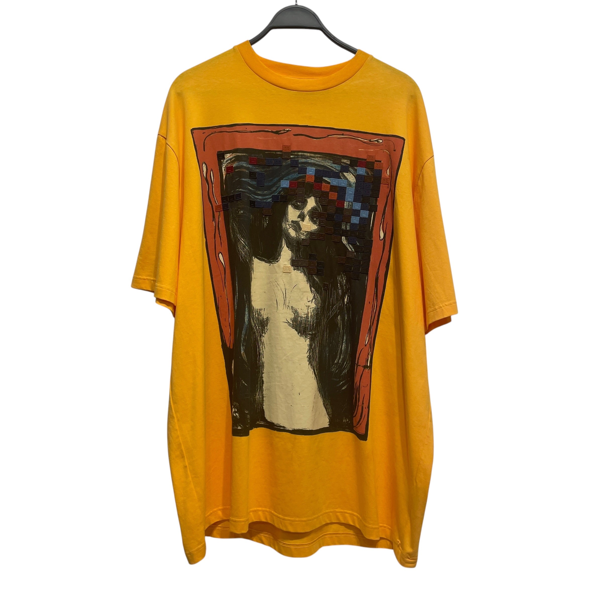 Acne Studios/T-Shirt/L/Cotton/YEL/EDVARD MUNCH LOVING WOMAN view 1
