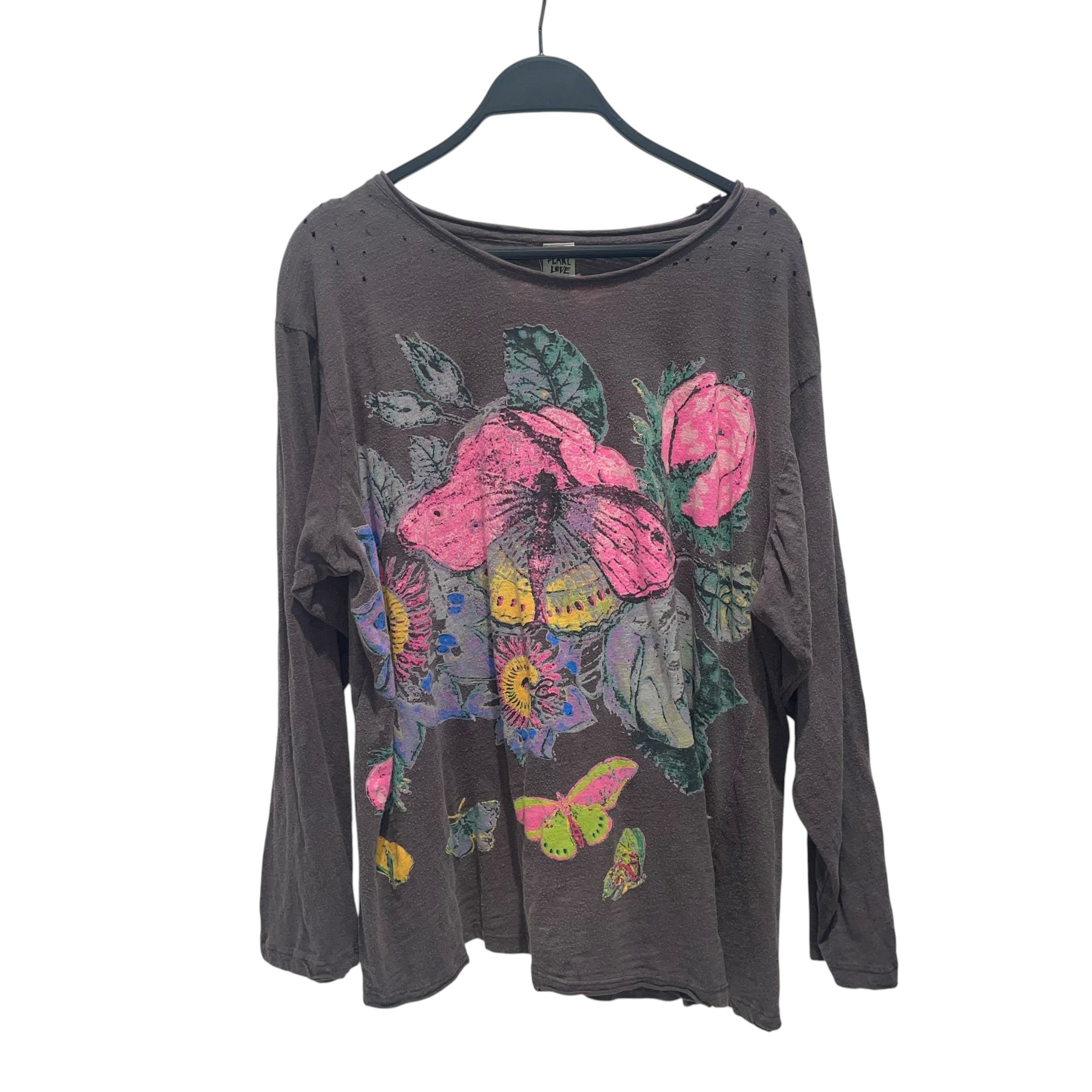 Magnolia Pearl/LS T-Shirt/Graphic/Cotton/GRY/Flor De La Pasion view 1