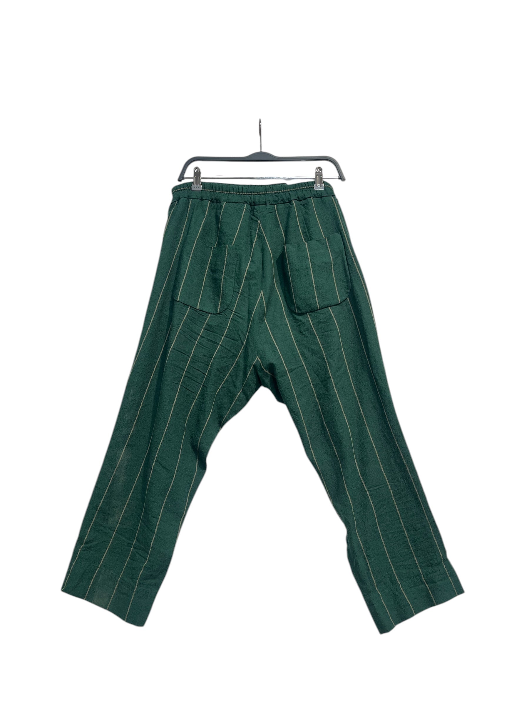 Vivienne Westwood MAN/Pants/46/Cotton/GRN/Stripe/DROP CROTCH JOGGER view 2