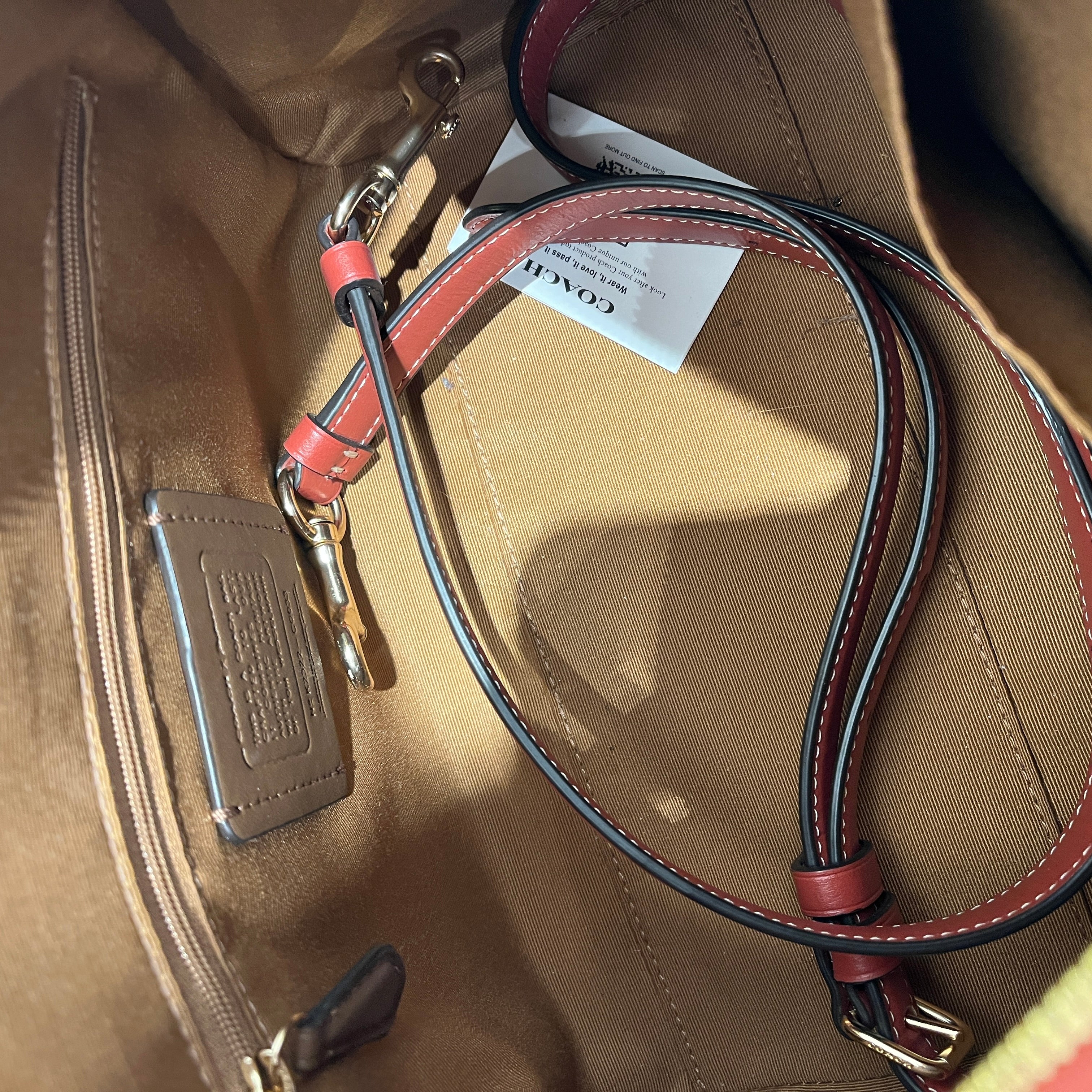 COACH/Bag/All Over Print/Leather/BRW/SATCHEL MOUTH PRINT view 10