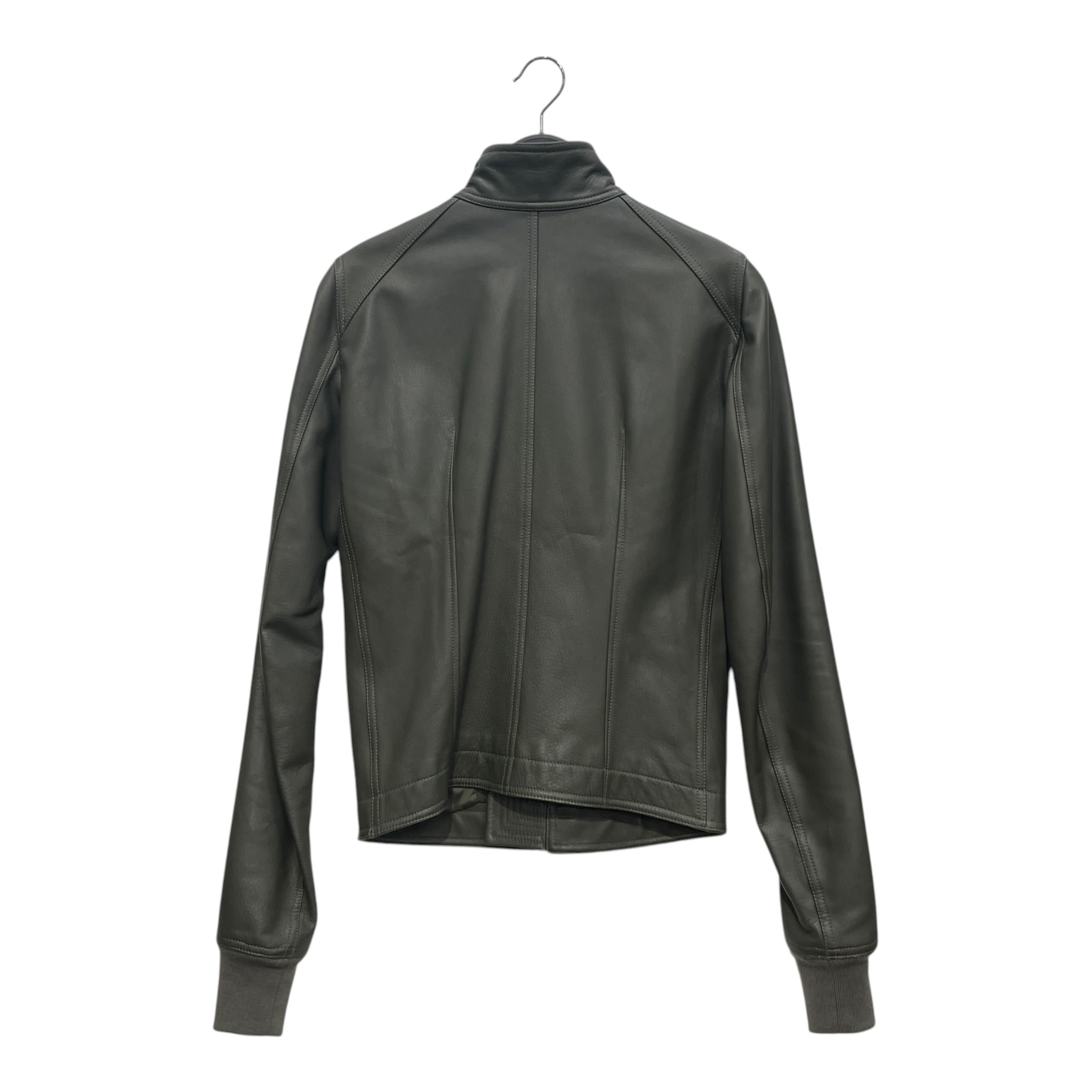 Rick Owens/Riders Jkt (S)/36/Leather/GRN/OLIVE BIKER JKT view 2