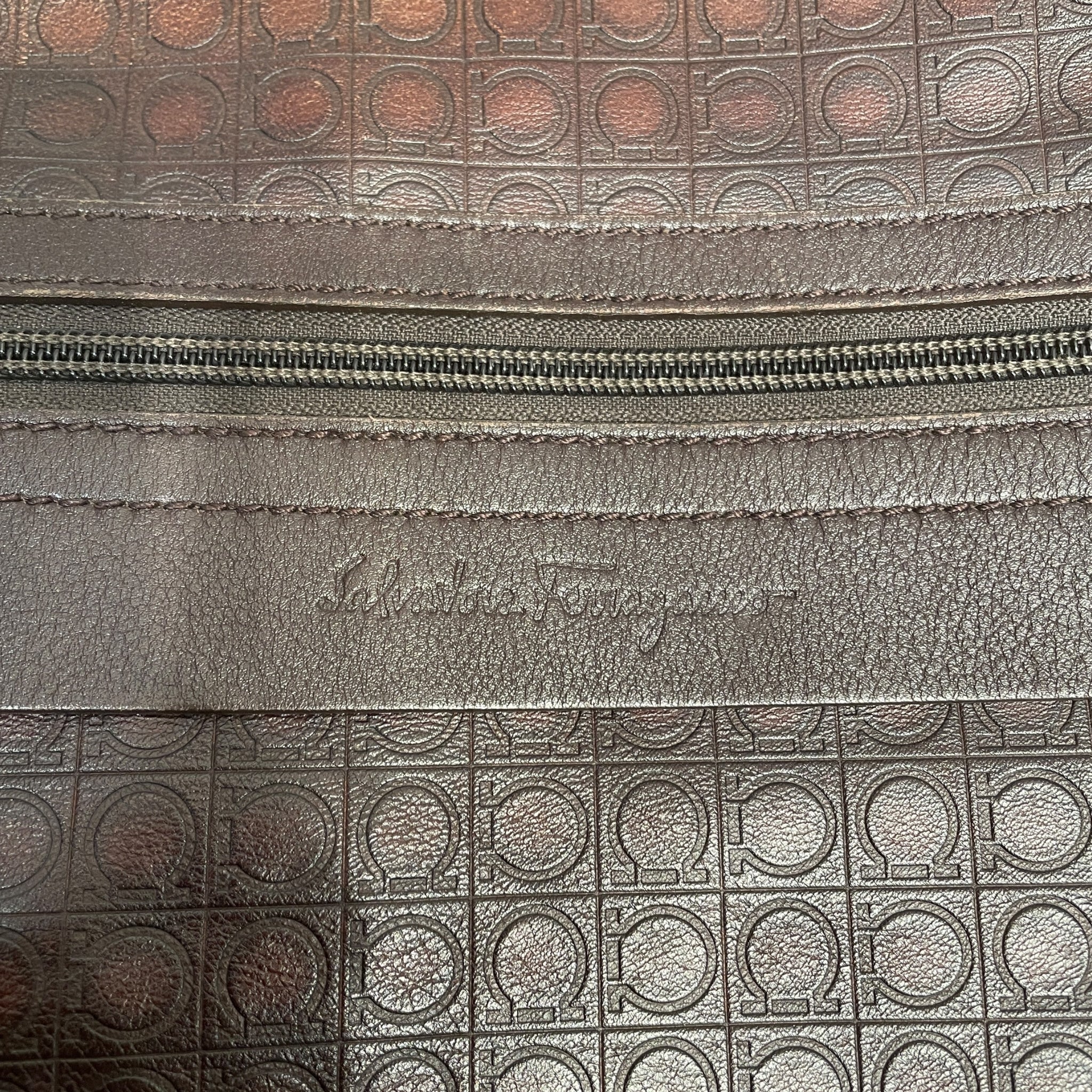 Salvatore Ferragamo/Cross Body Bag/Leather/BRW/ view 6