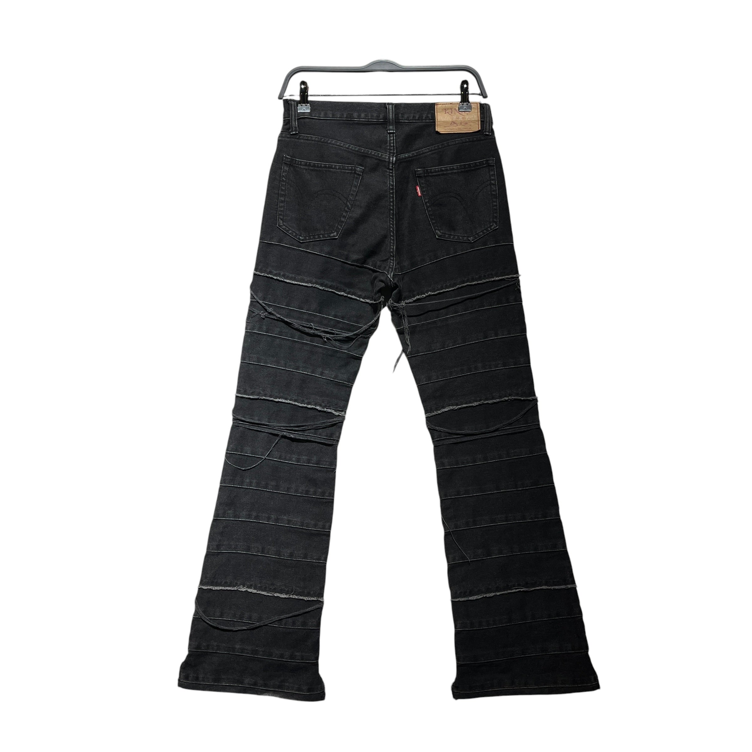 HYSTERIC GLAMOUR/Bootcut Pants/2/Denim/BLK/Hagi Jeans view 2