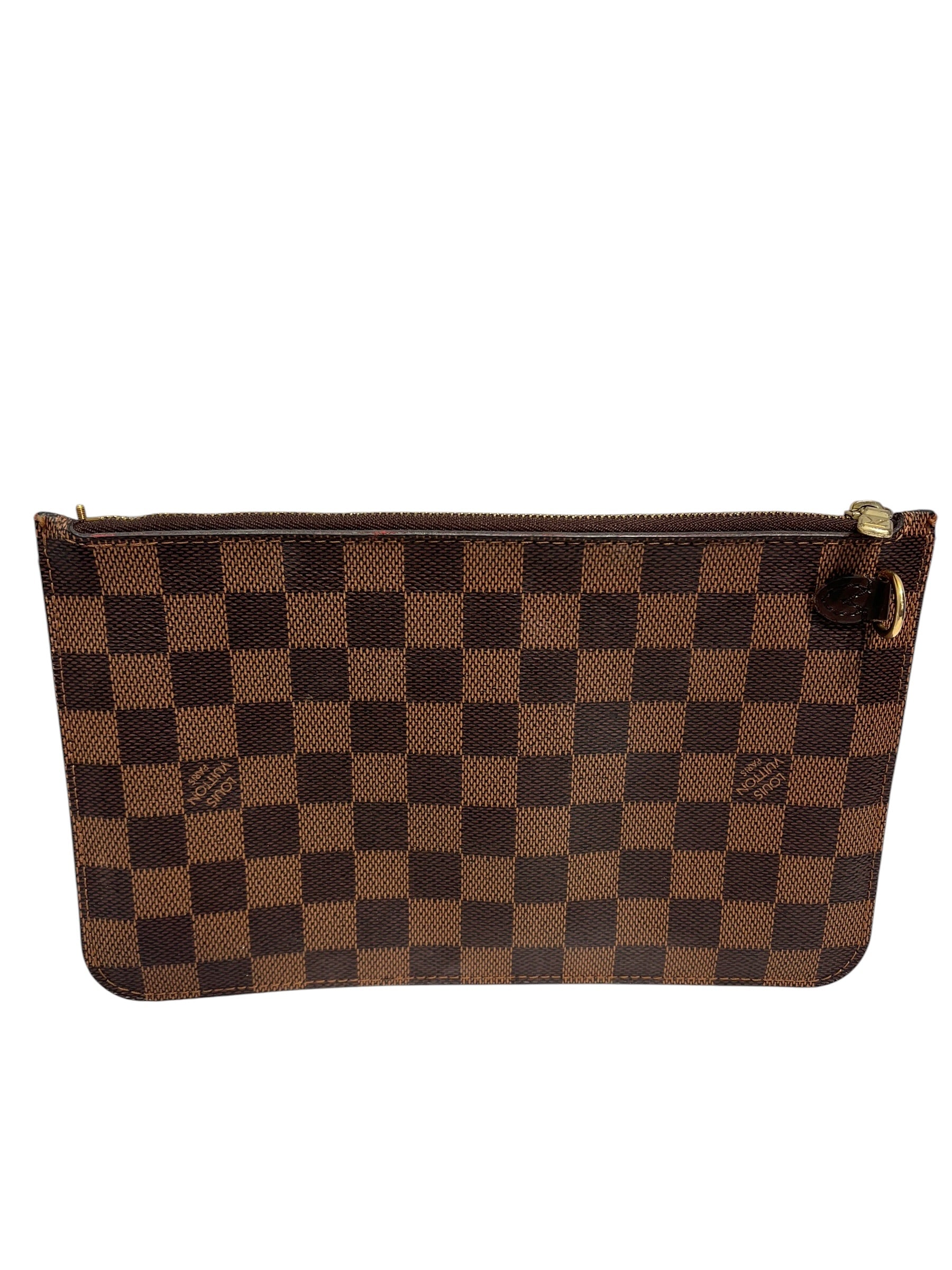 LOUIS VUITTON/Cross Body Bag/Leather/RED/Pochette view 1