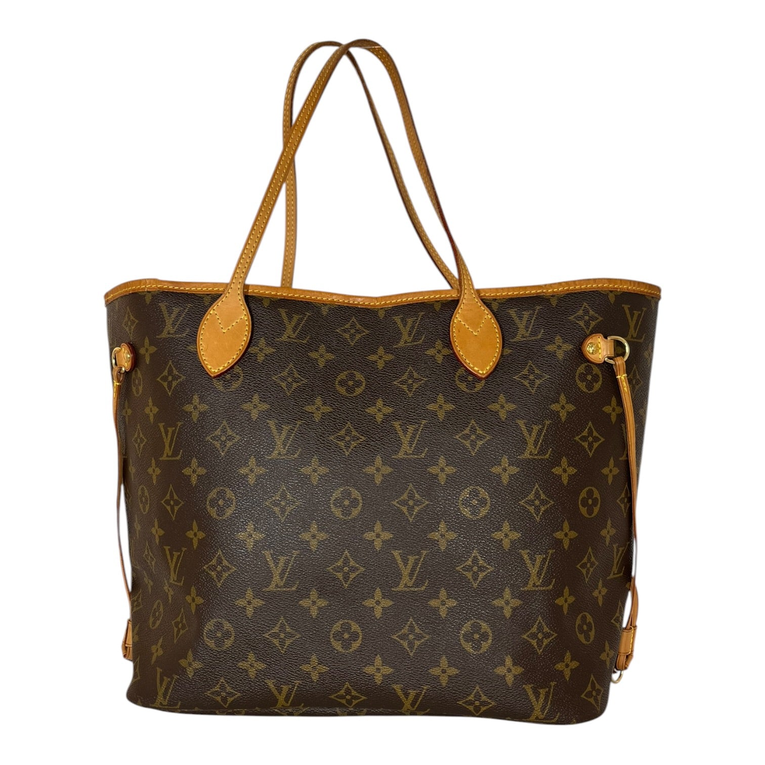 LOUIS VUITTON/Tote Bag/Monogram/Leather/BRW/Louis Vuitton Never Full view 2