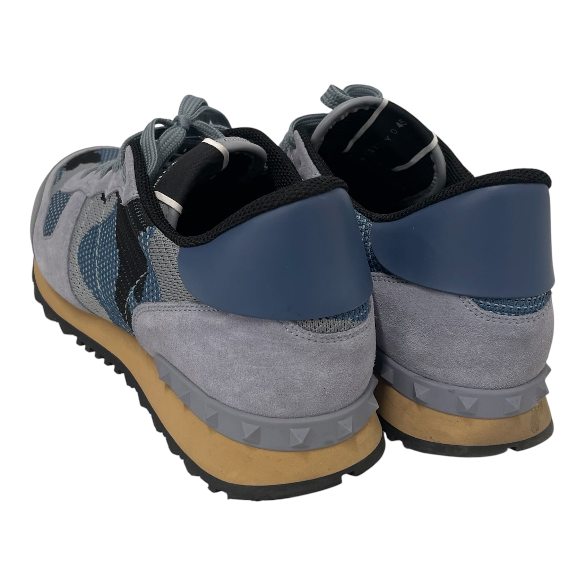VALENTINO GARAVANI/Low-Sneakers/US 12/Nylon/IDG/ROCKRUNNER GREY INDIGO view 3