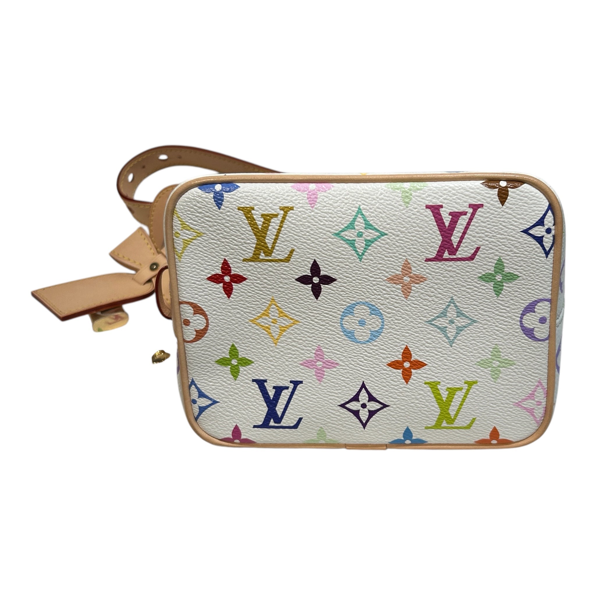 LOUIS VUITTON/Bag/Monogram/Leather/WHT/murakami tm all in bb view 3