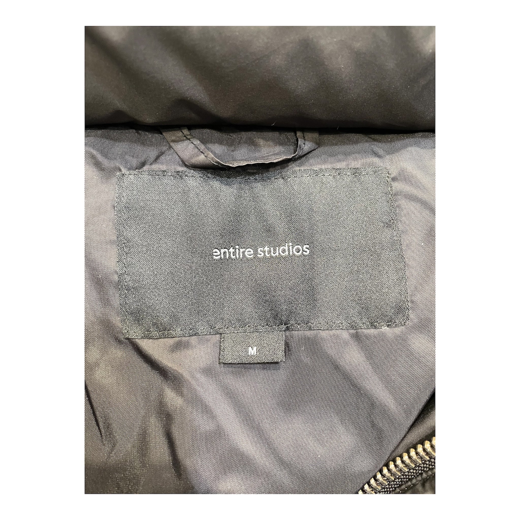 entire studios/Puffer Jkt/M/Polyester/BLK/cropped puffer view 3