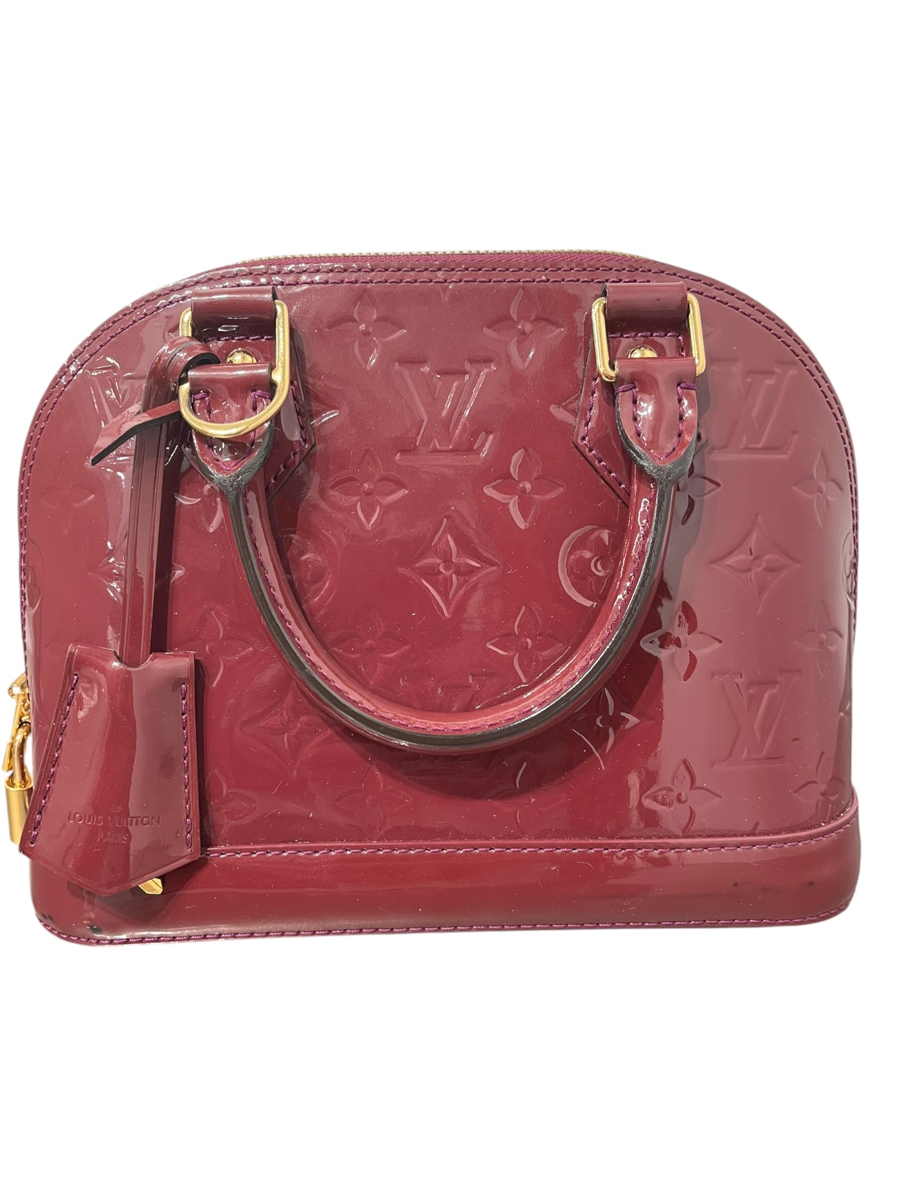 LOUIS VUITTON/Bag/Faux Leather/BRD/VERNIS ALMA view 1