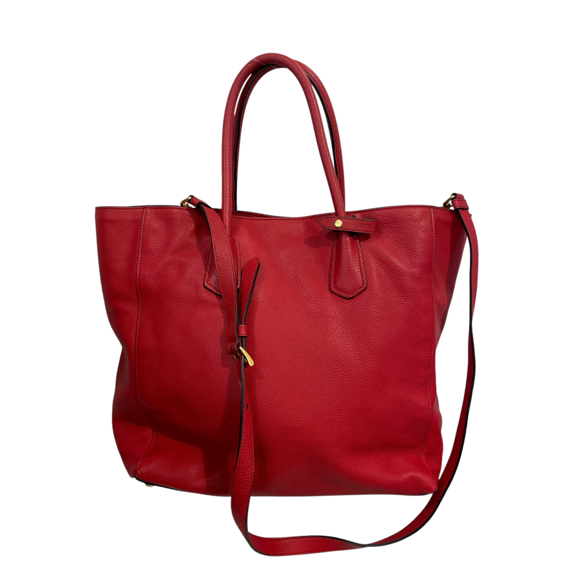 PRADA/Cross Body Bag/Leather/RED/JWB67DH view 2