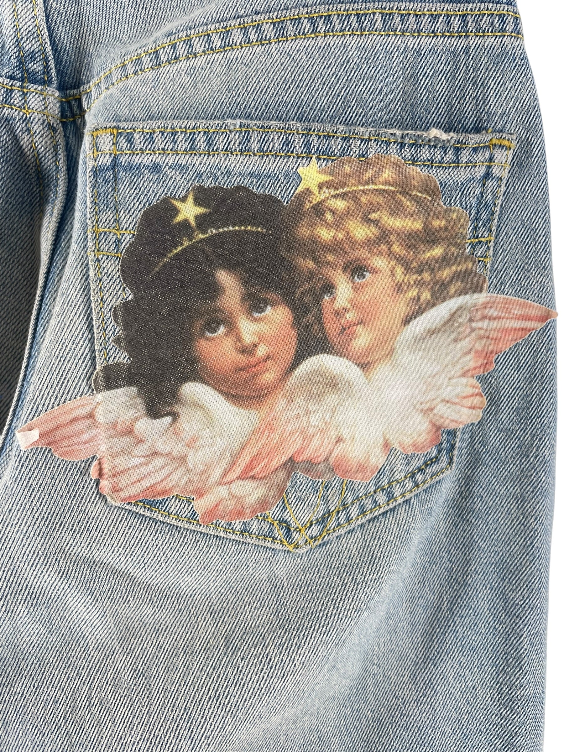 FIORUCCI/Skinny Pants/26/Cotton/BLU/CHERUB POCKET RED LABEL JEANS view 5