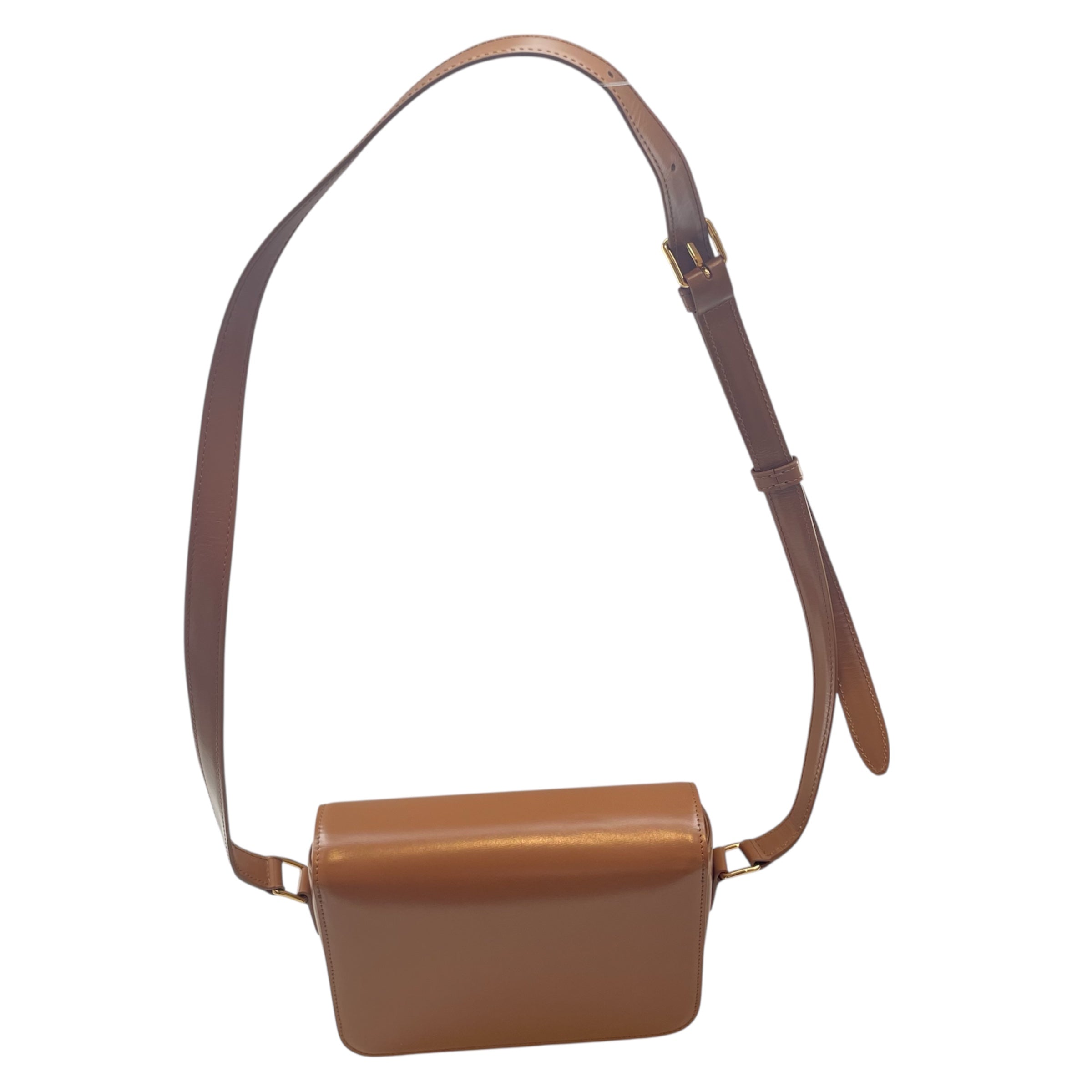 CELINE/Bag/Leather/BEG/TRIOMPHE HANDBAG view 2