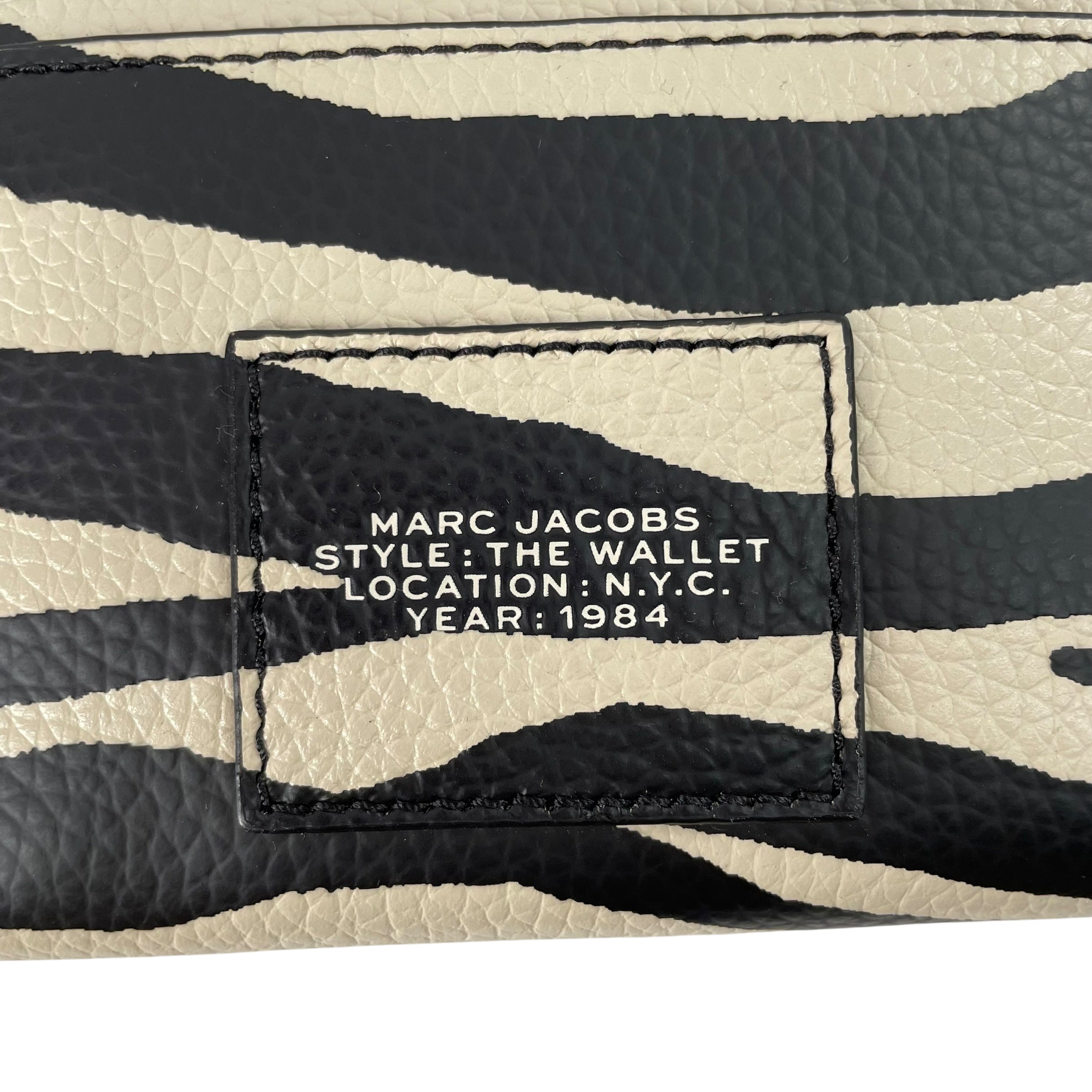 MARC JACOBS/Wallet/Stripe/Leather/WHT/THE WALLET / ZEBRA view 4