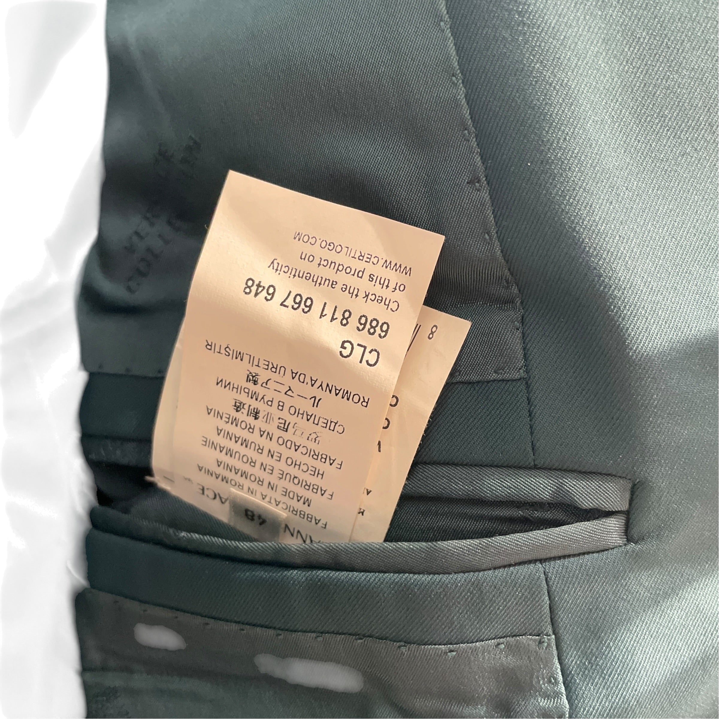 VERSACE/Jacket/48/Cotton/GRN/ view 4