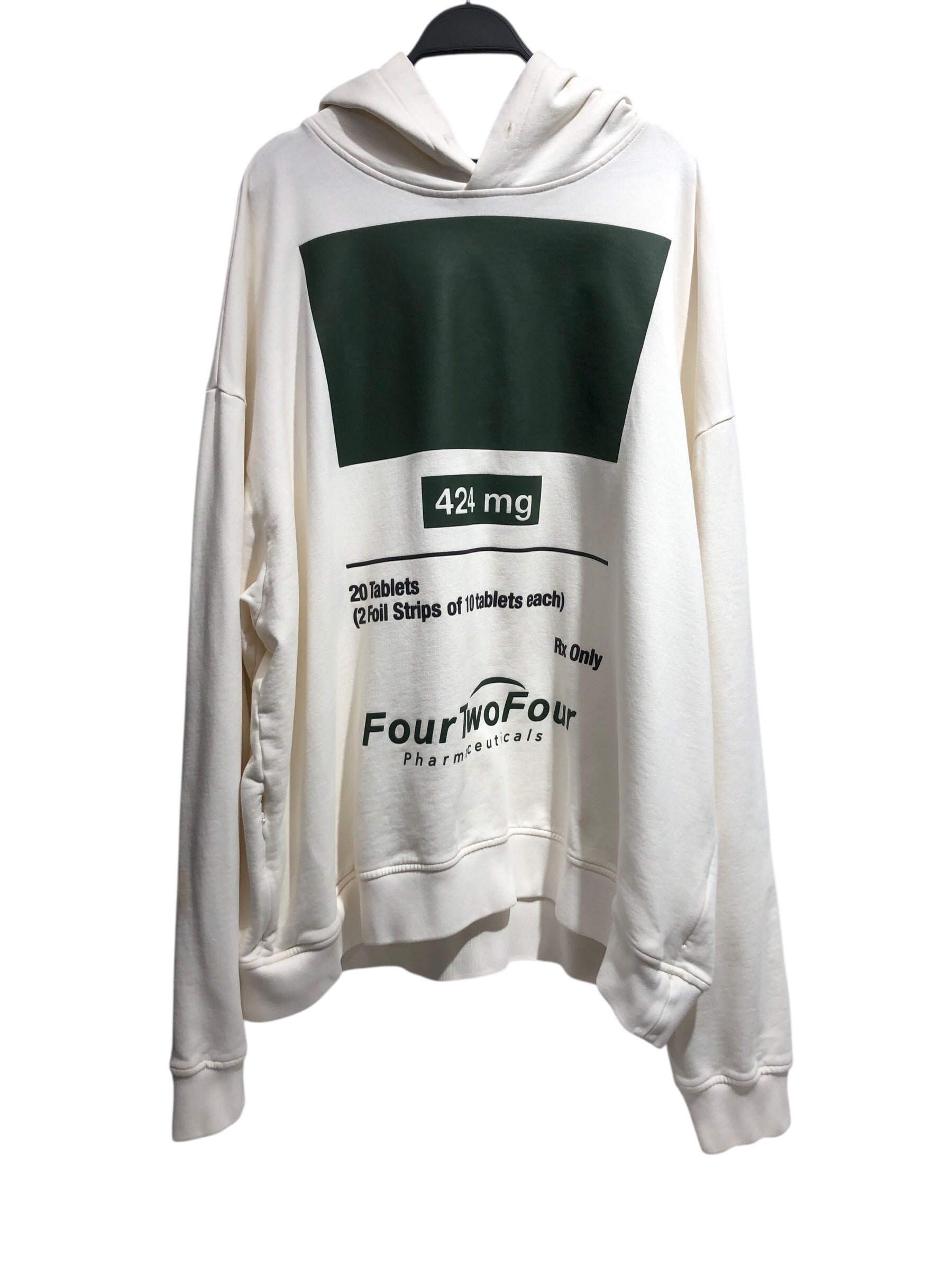 424(FourTwoFour)/Hoodie/XL/Cotton/WHT/Pullover/RX 20Tab view 1