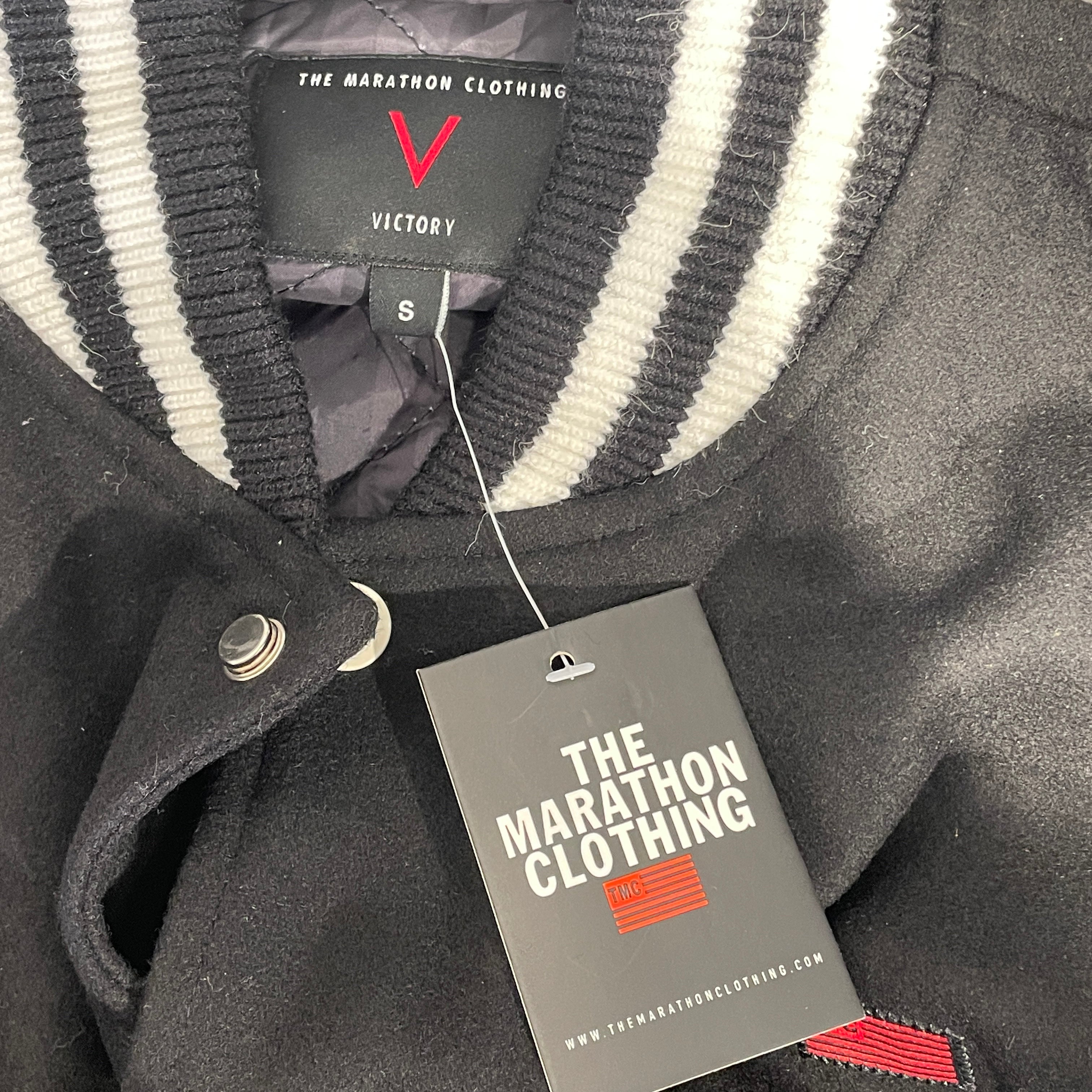The Marathon/Jacket/S/Wool/BLK/Varisty Jacket Crenshaw view 4