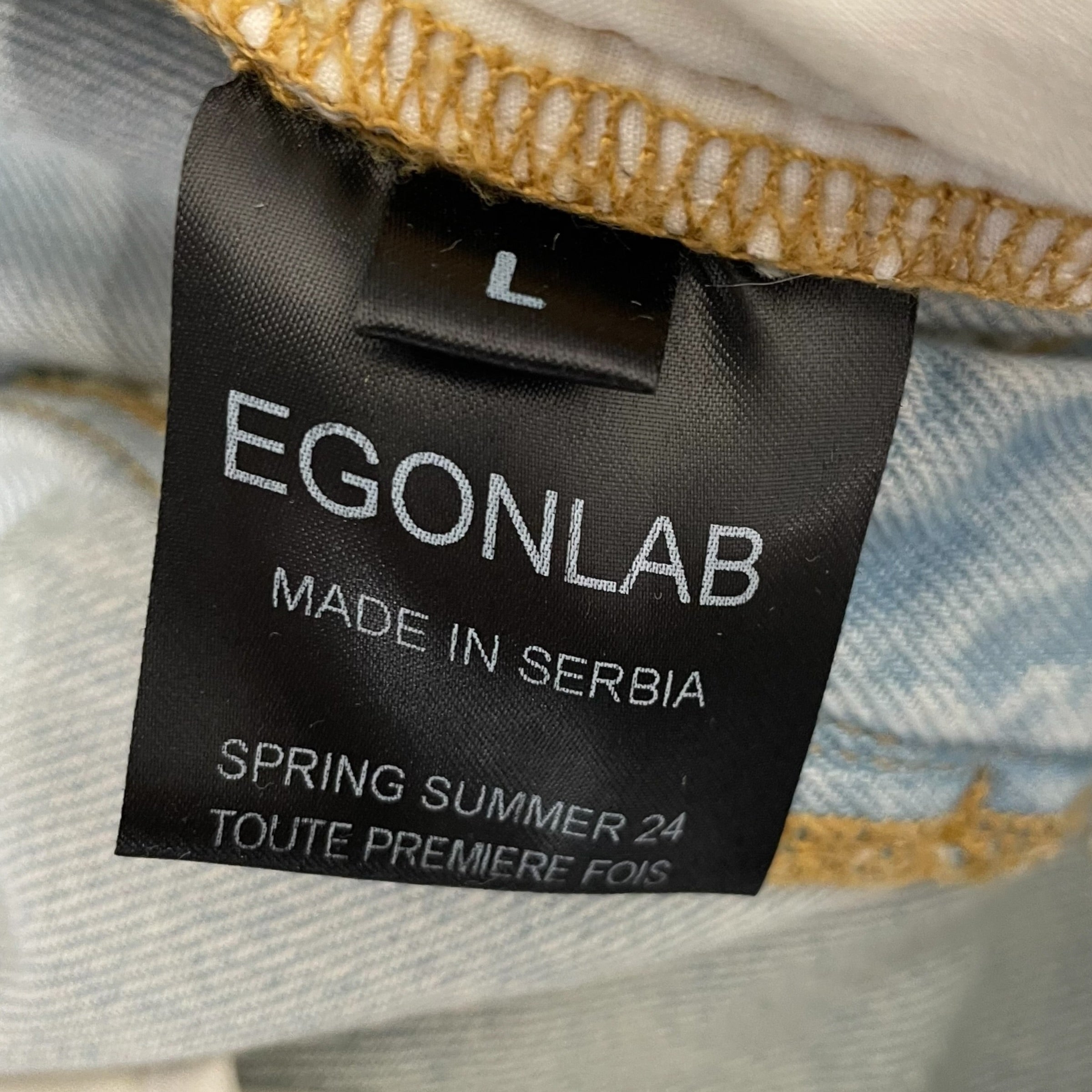 EGONlab./Pants/L/Cotton/BLU/ view 4