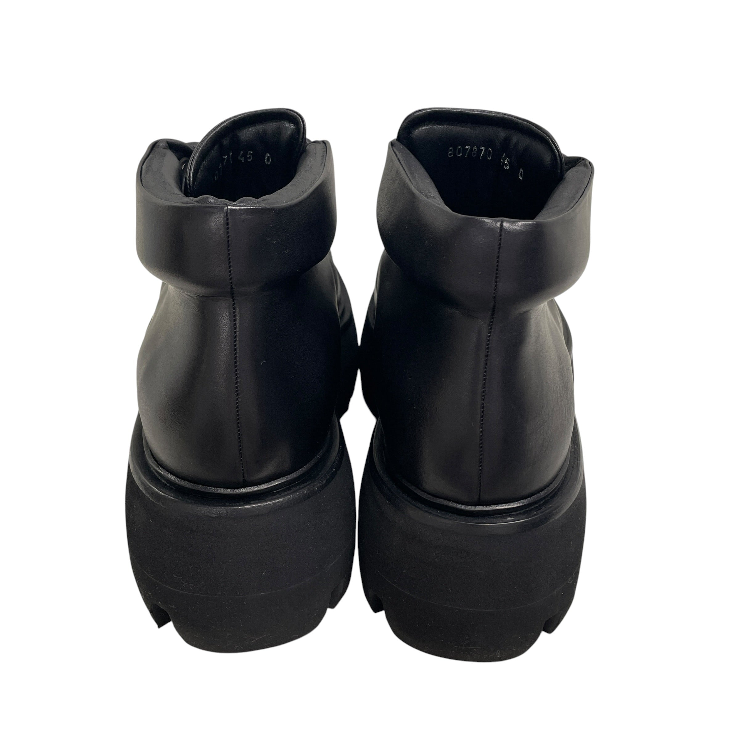 Alexander McQueen/Boots/US 12/Leather/BLK/PLATFORM BOOT /LEATHER LACE view 3
