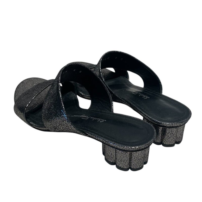Salvatore Ferragamo/Sandals/US 6/Iridescent/SLV/SILVER BELLUNO SANDAL