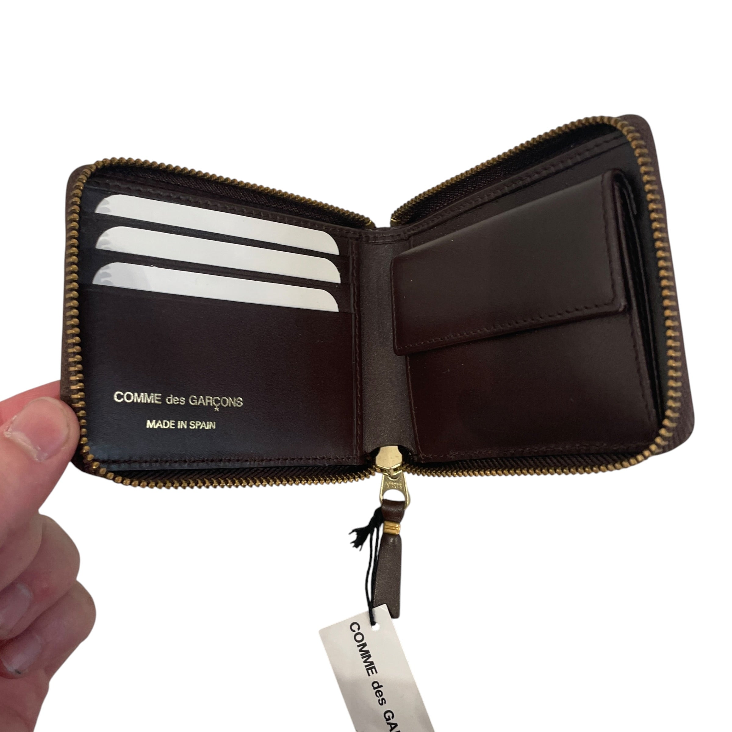 COMME des GARCONS/Wallet/Monogram/Leather/BRW/LETTER MONOGRAM view 4