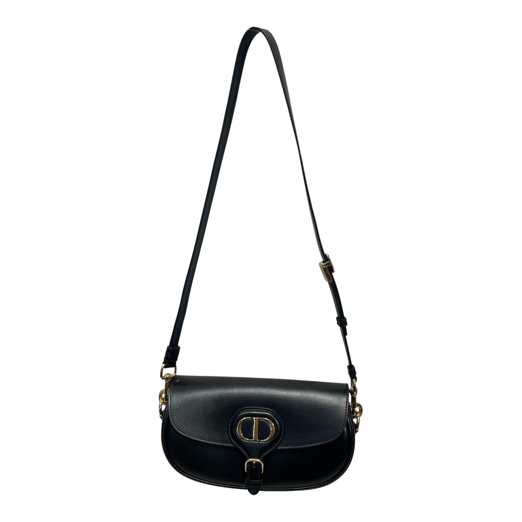 Christian Dior/Cross Body Bag/Leather/BLK/BOBBY EASTWEST view 1