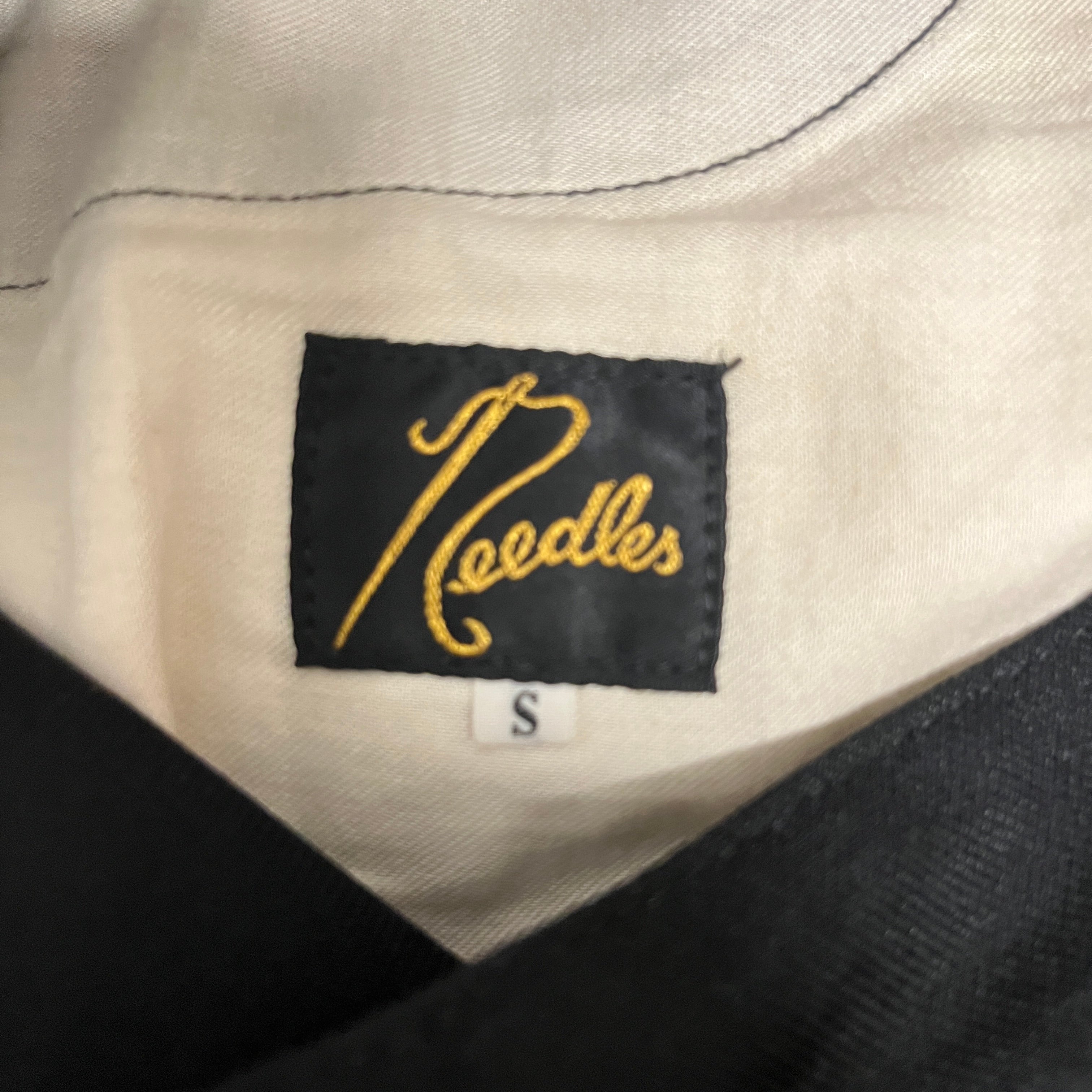 Needles/Bootcut Pants/S/Polyester/BLK/black snap button trouser view 3