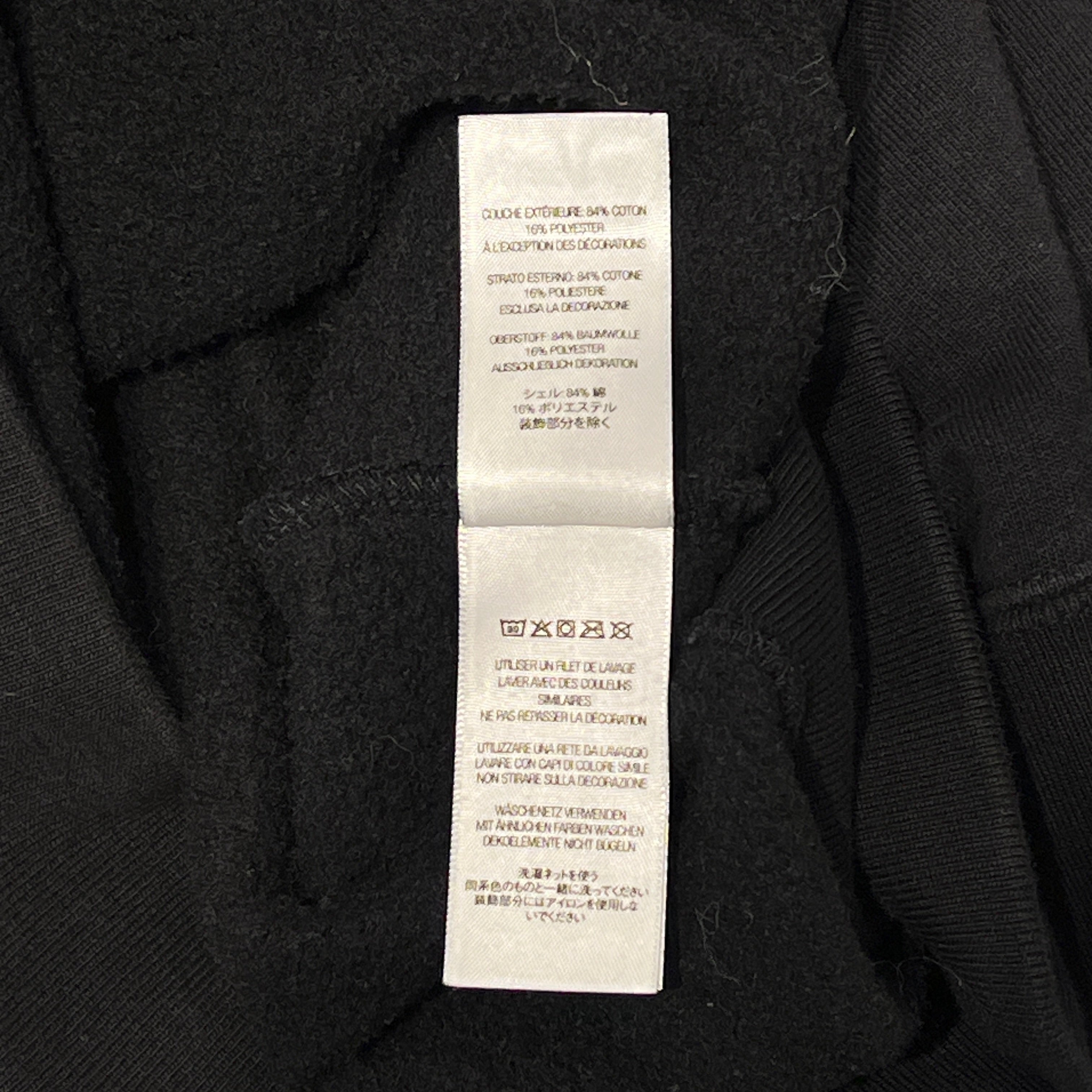 Supreme/Sweater/L/Cotton/BLK/contrast cutout view 6