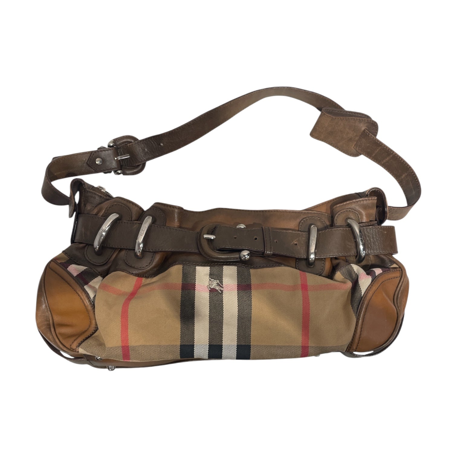 BURBERRY/Hand Bag/Plaid/Cotton/BEG/SUPER NOVA CHECK view 1