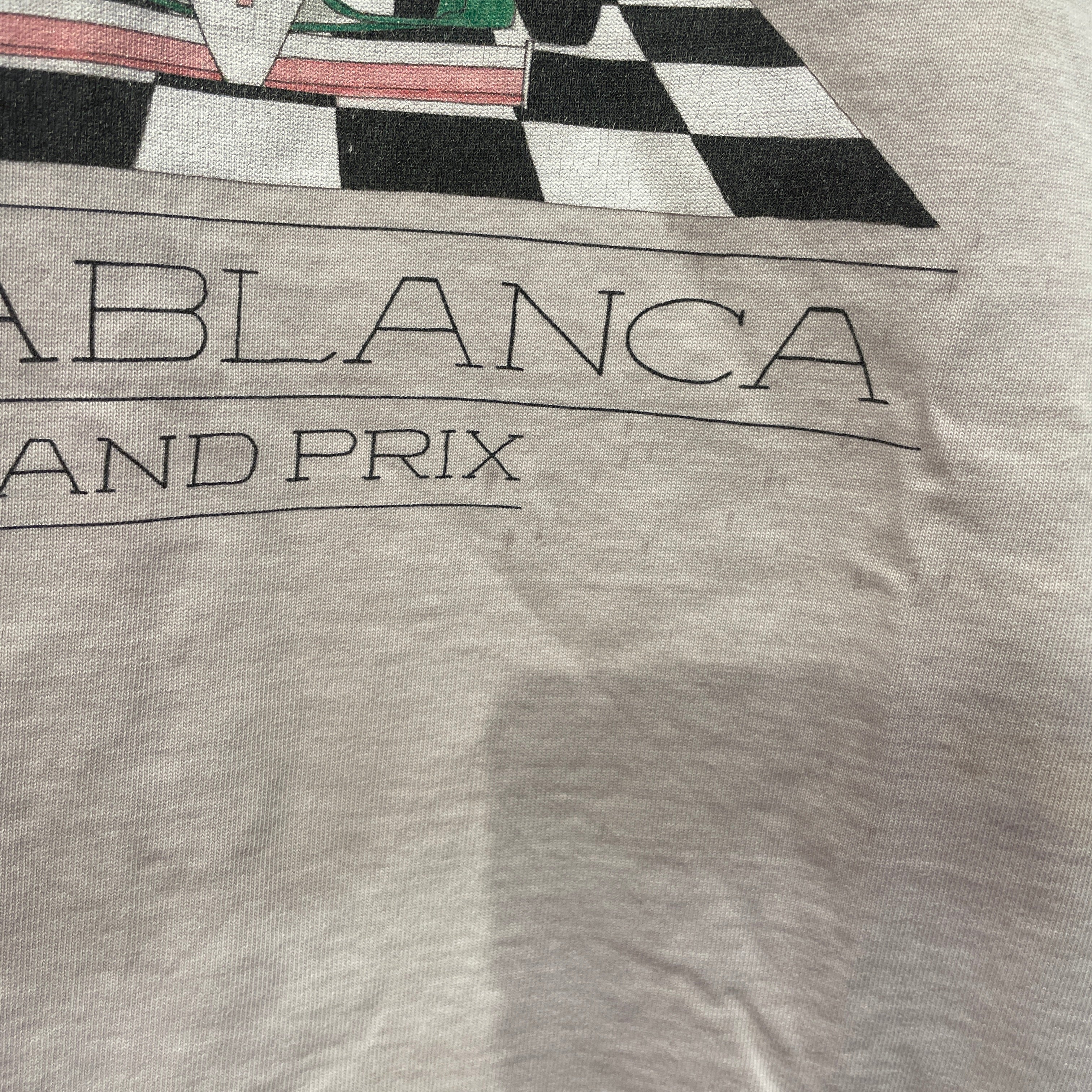 CASABLANCA/T-Shirt/L/Cotton/WHT/Graphic/GRAND PARK TEE view 6
