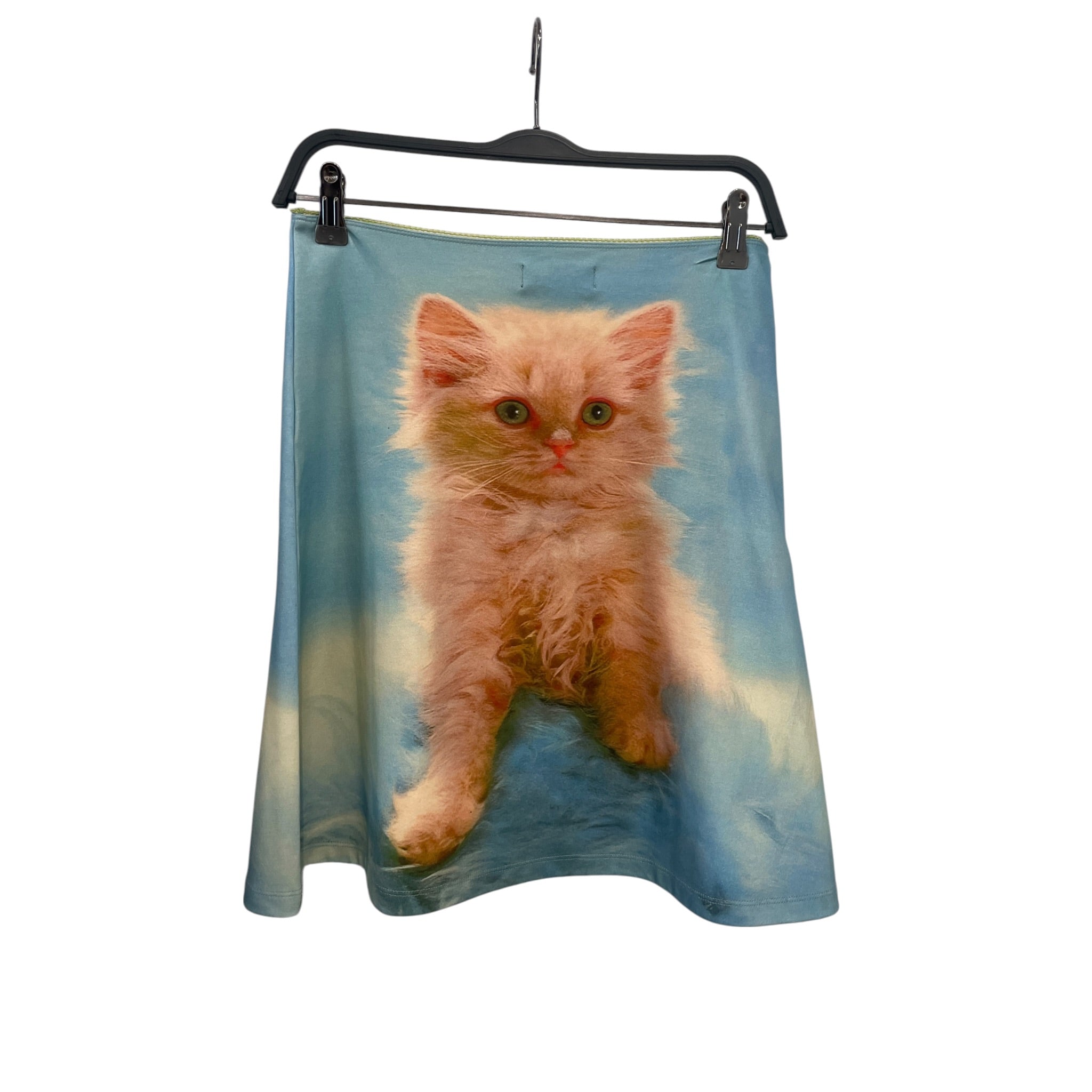 Tyler McGillivary /Skirt/S/All Over Print/Polyester/BLU/A-Line/cat portrait slip view 2