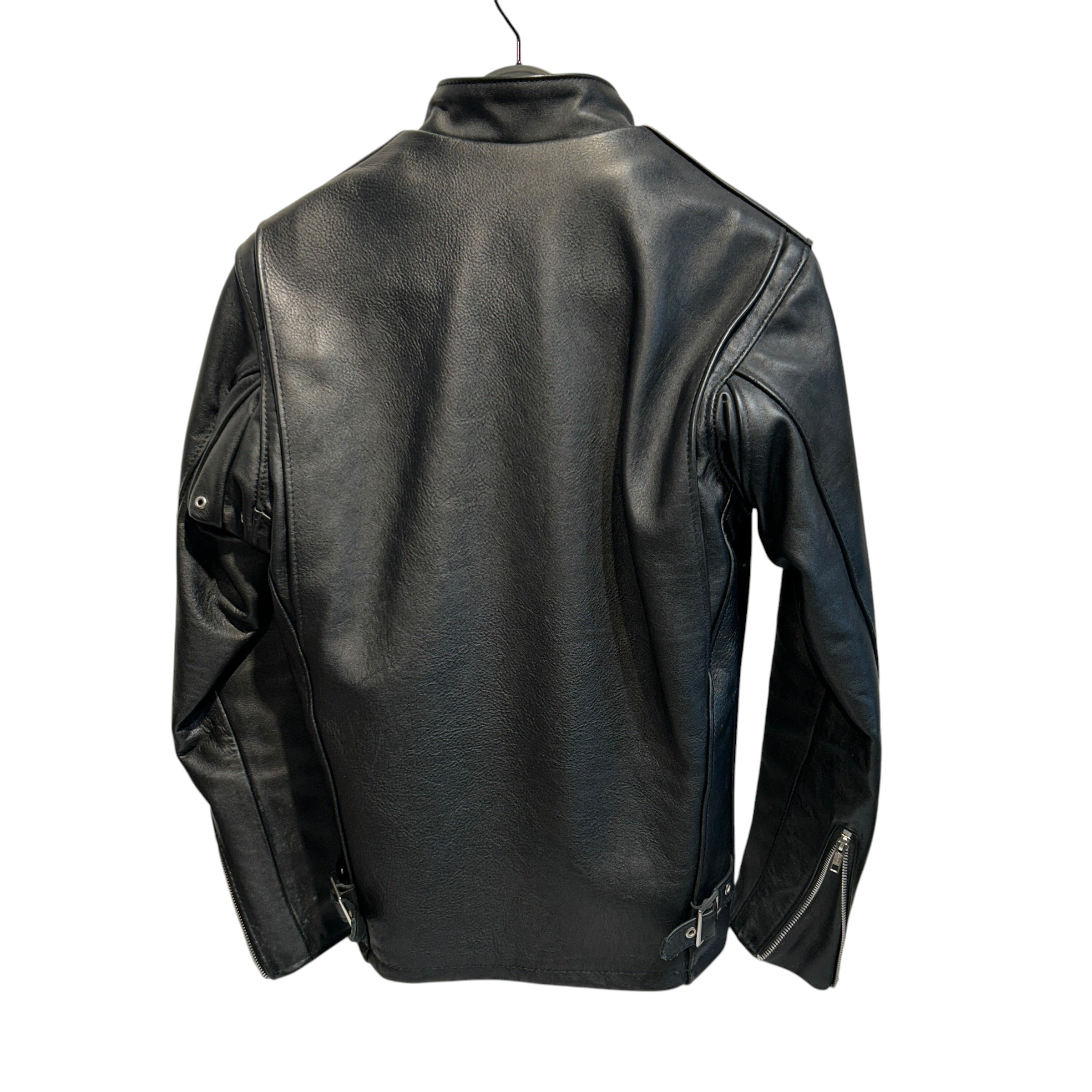 Schott/Leather Jkt/34/Leather/BLK/ view 2