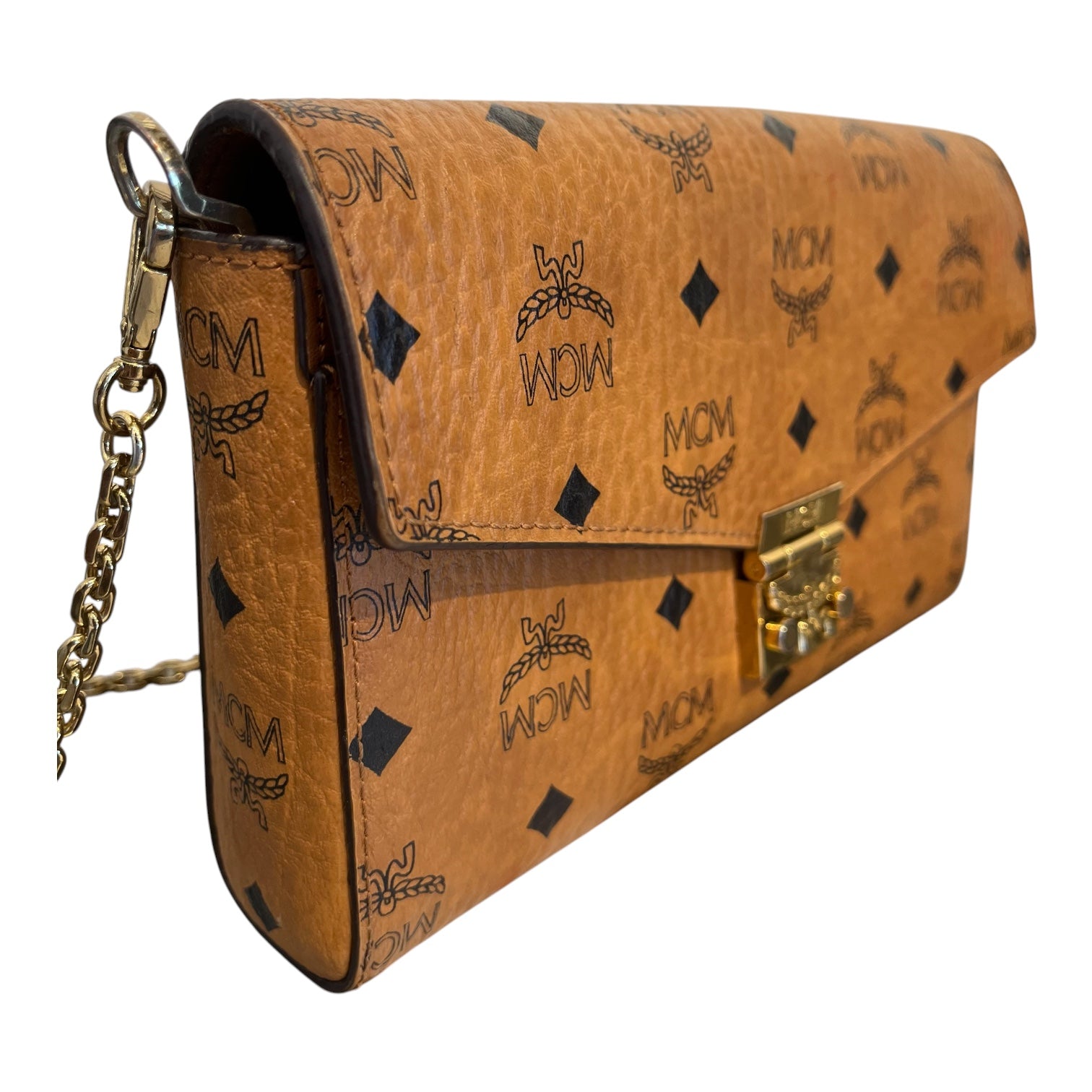 MCM/Cross Body Bag/Monogram/Leather/BRW/CHAIN CROSSBODY view 6