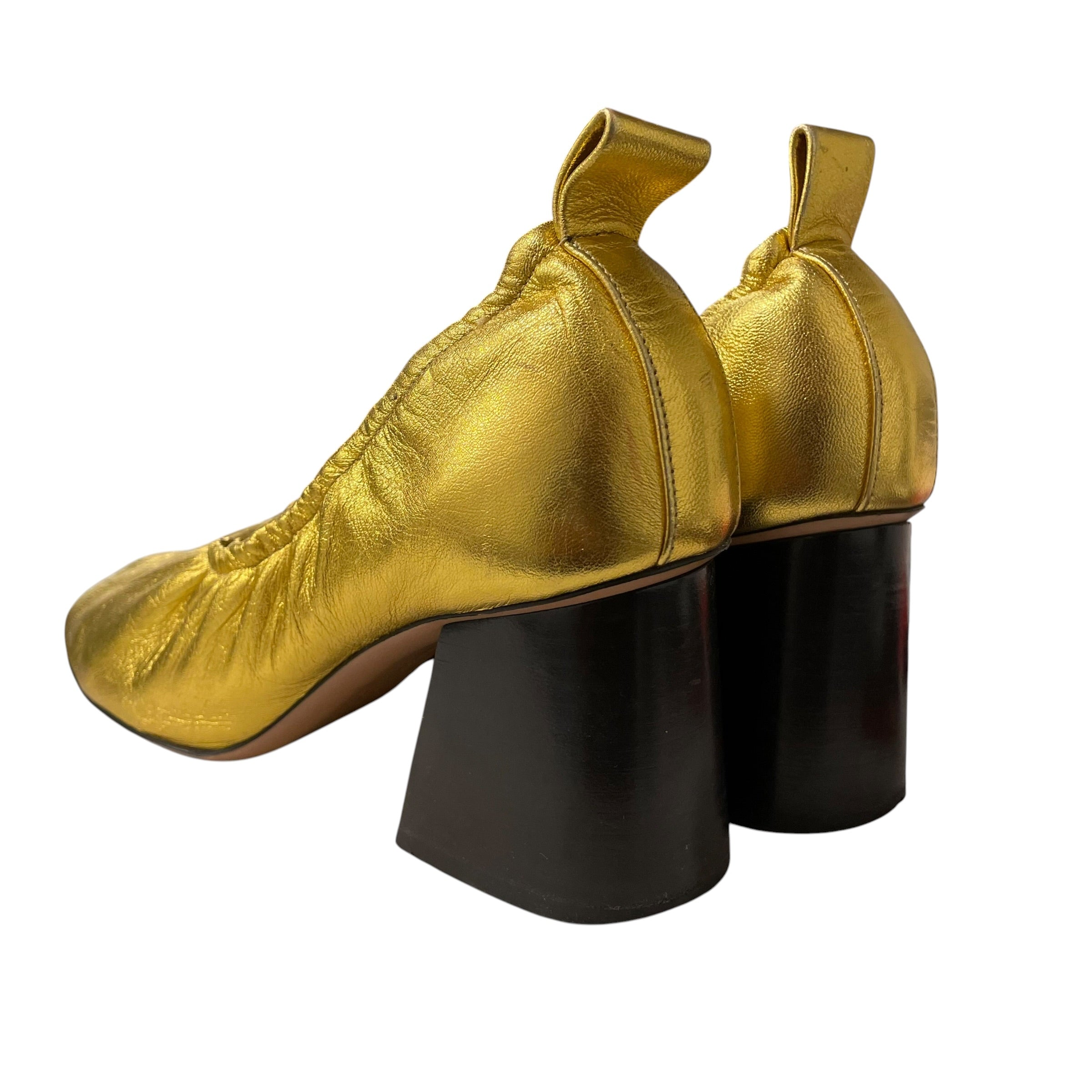 CELINE/Heels/EU 38.5/Iridescent/Leather/GLD/ view 2