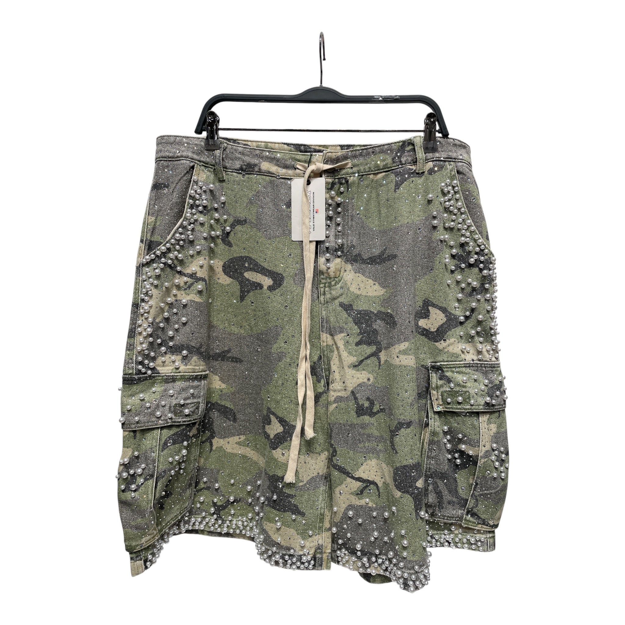 Vale/Shorts/34/Denim/GRN/Camouflage/CRYSTAL CAMO WORK view 1