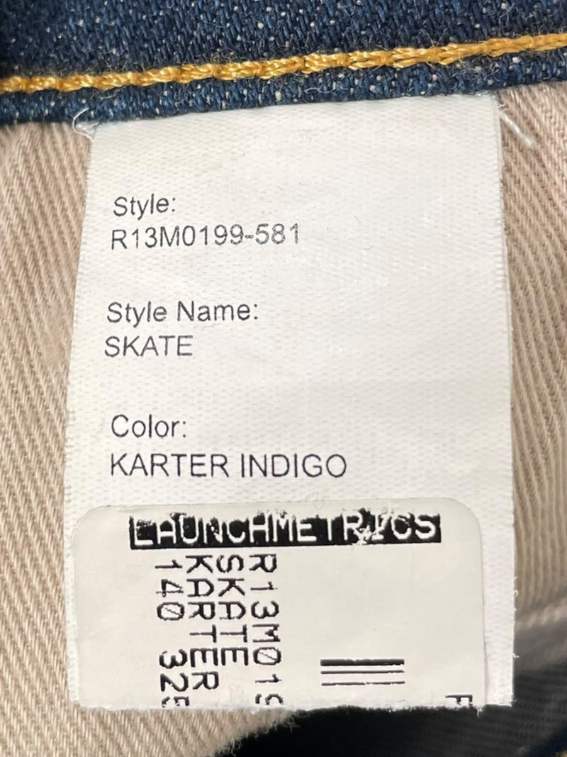 R13/Skinny Pants/27/Cotton/BLU/SKATE