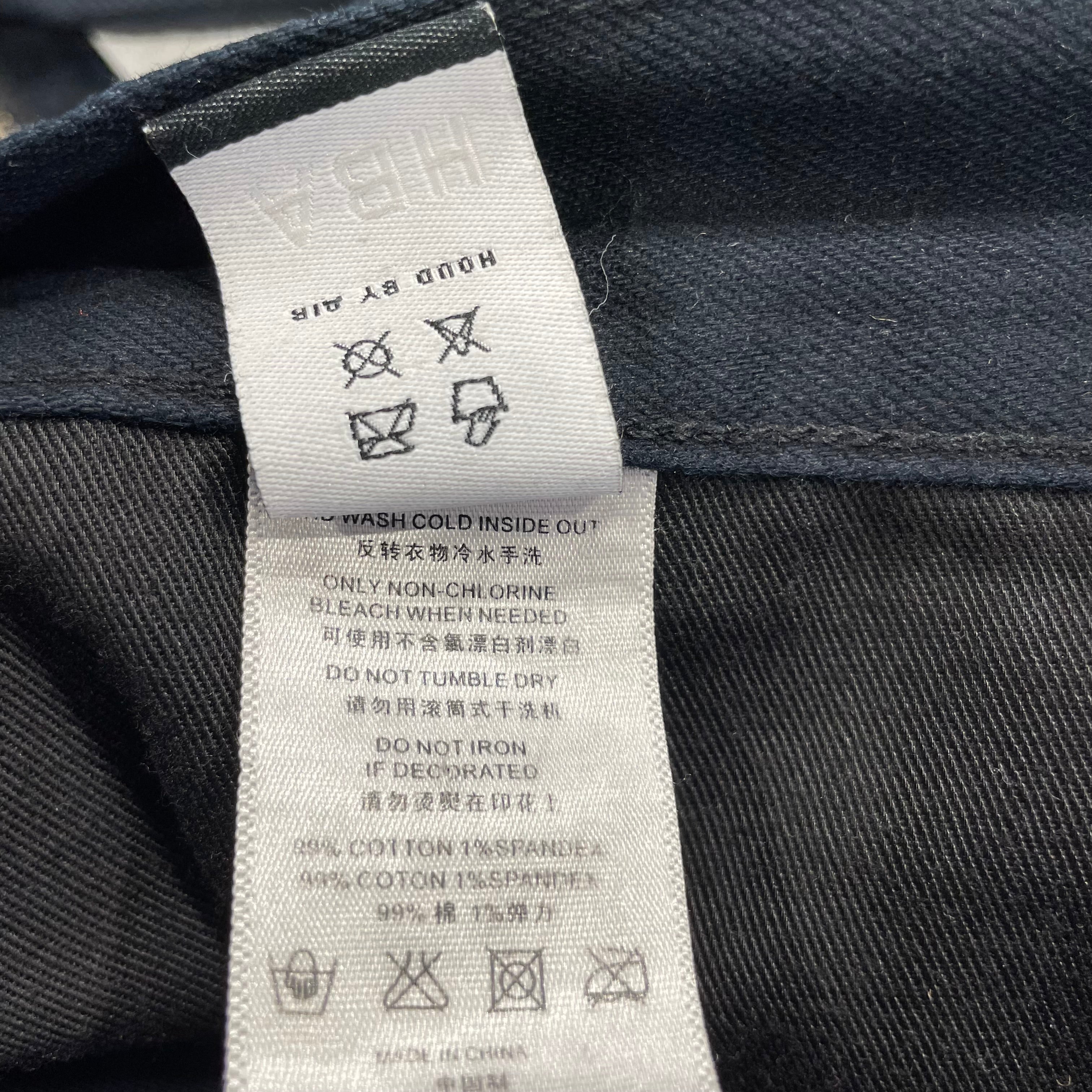 HOOD BY AIR./Straight Pants/34/Cotton/BLK/Button Fly/ZIPPER KNEE/ BONDAGE PANTS view 6