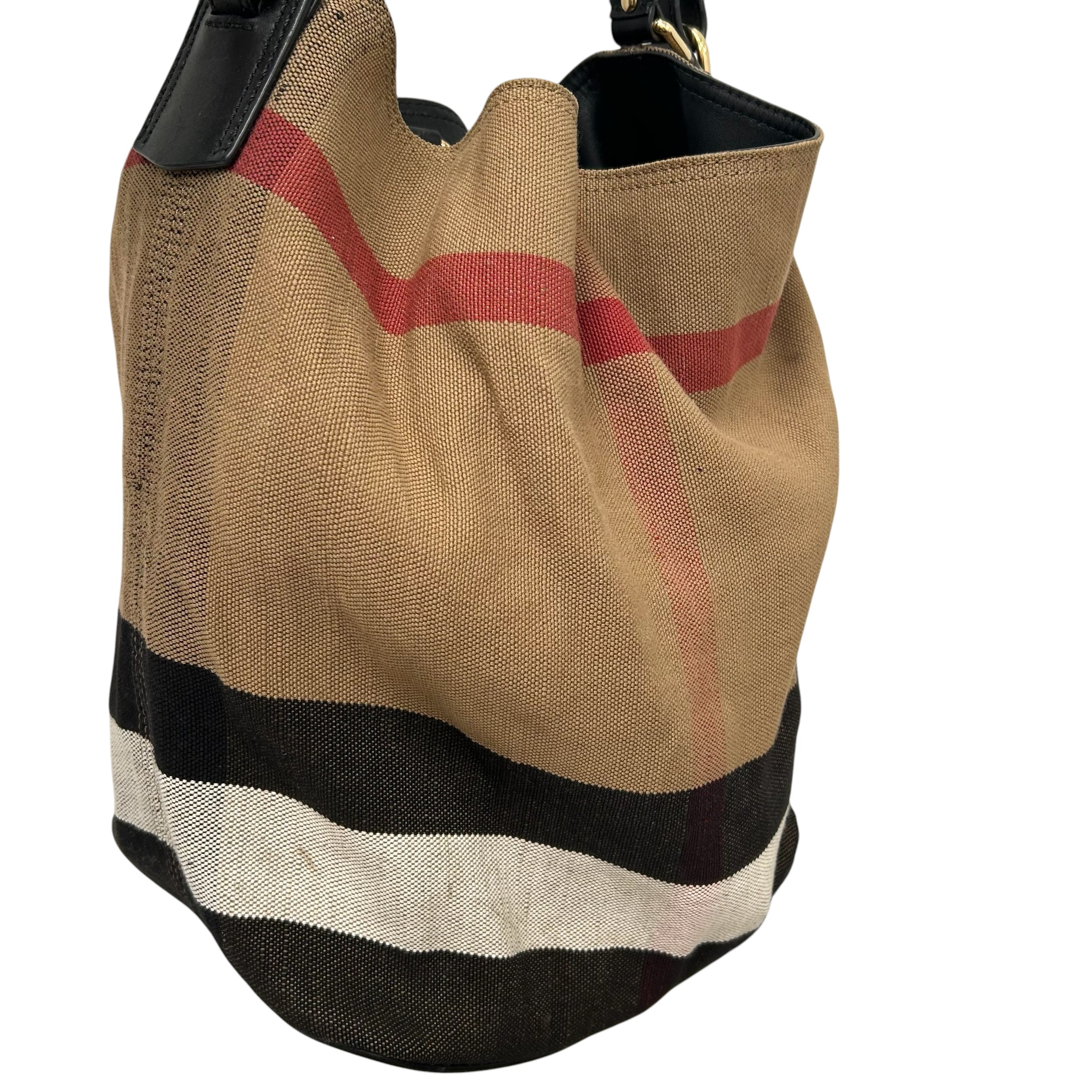 BURBERRY/Bag/Stripe/Cotton/BEG/ view 4
