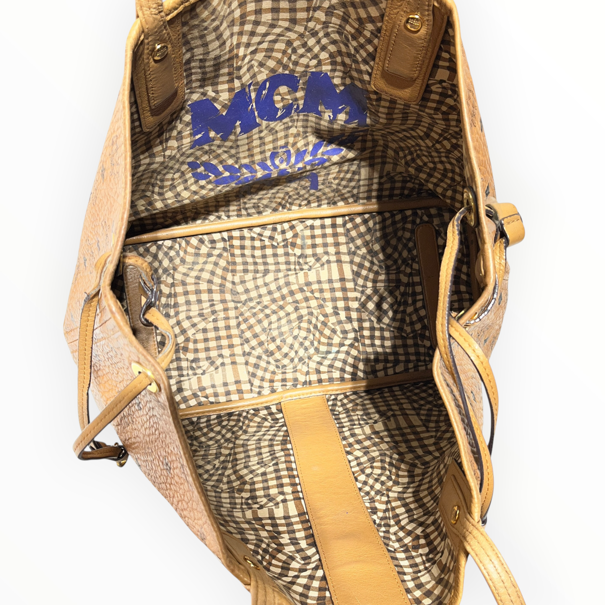 MCM/Tote Bag/Monogram/Cowhide/CML/Reversible view 4
