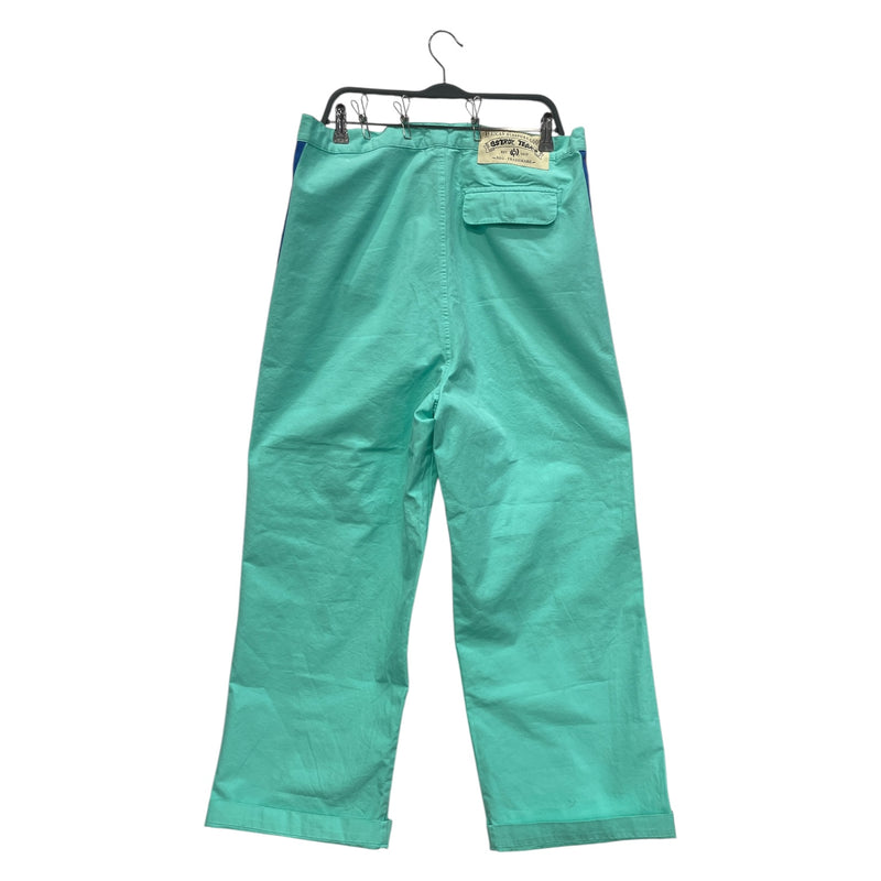DENIM TEARS/BSTROY/Straight Pants/L/Cotton/GRN/