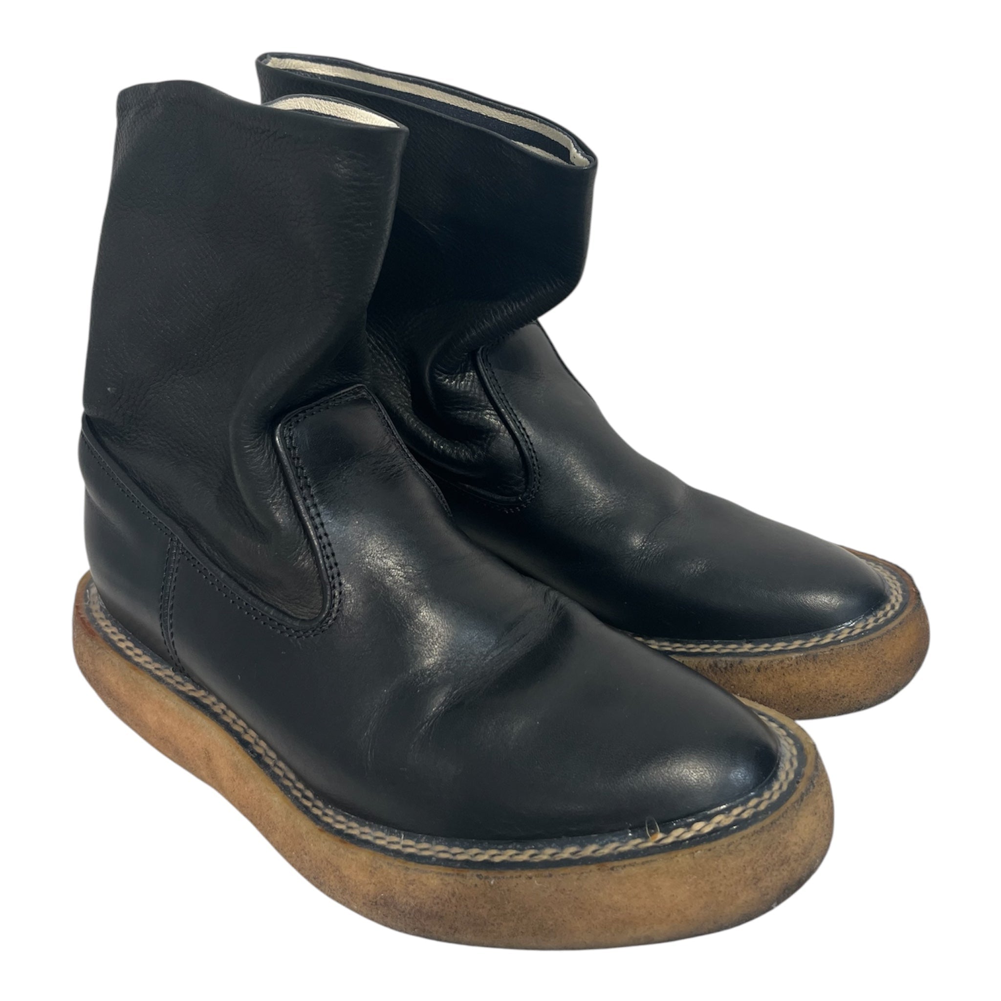 KAPITAL/Boots/US 10/Leather/BLK/Side Gore/popeye boots view 1